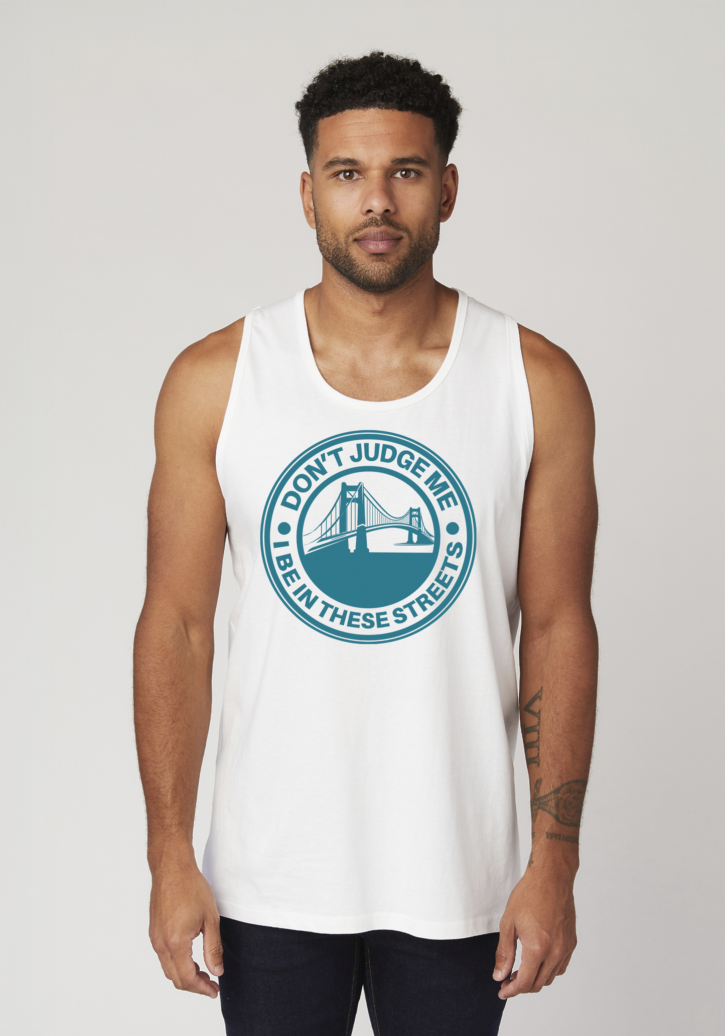 White Men's Tank Top - The Bay