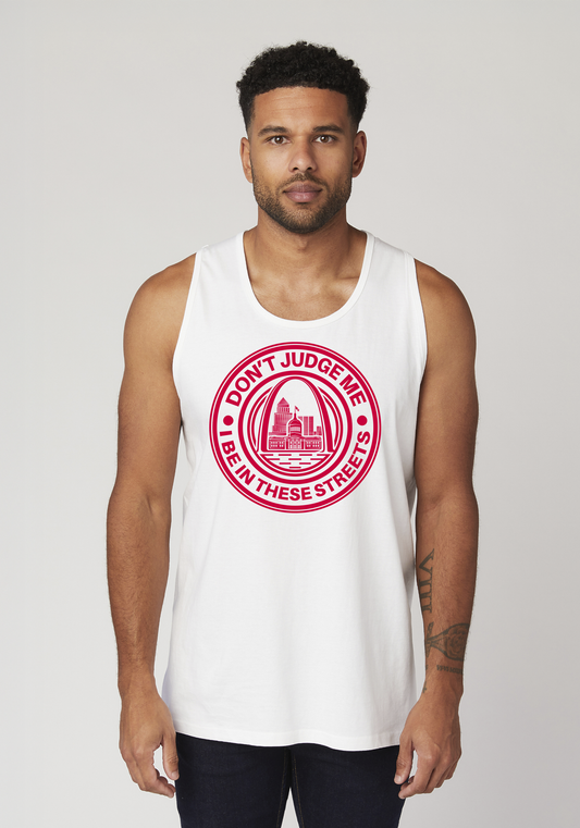 White Men's Tank Top - The Lou