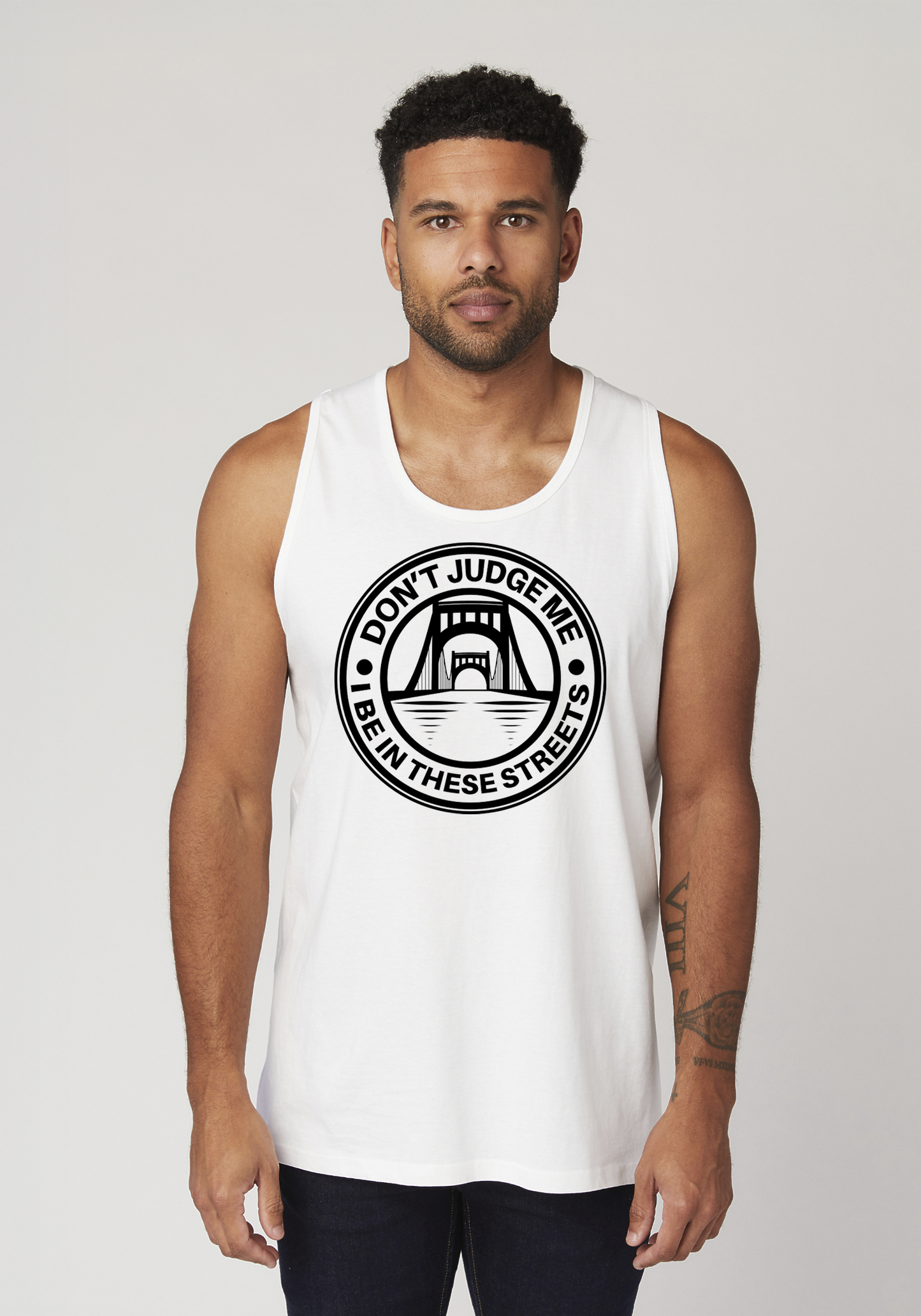 White Men's Tank Top - The Capital