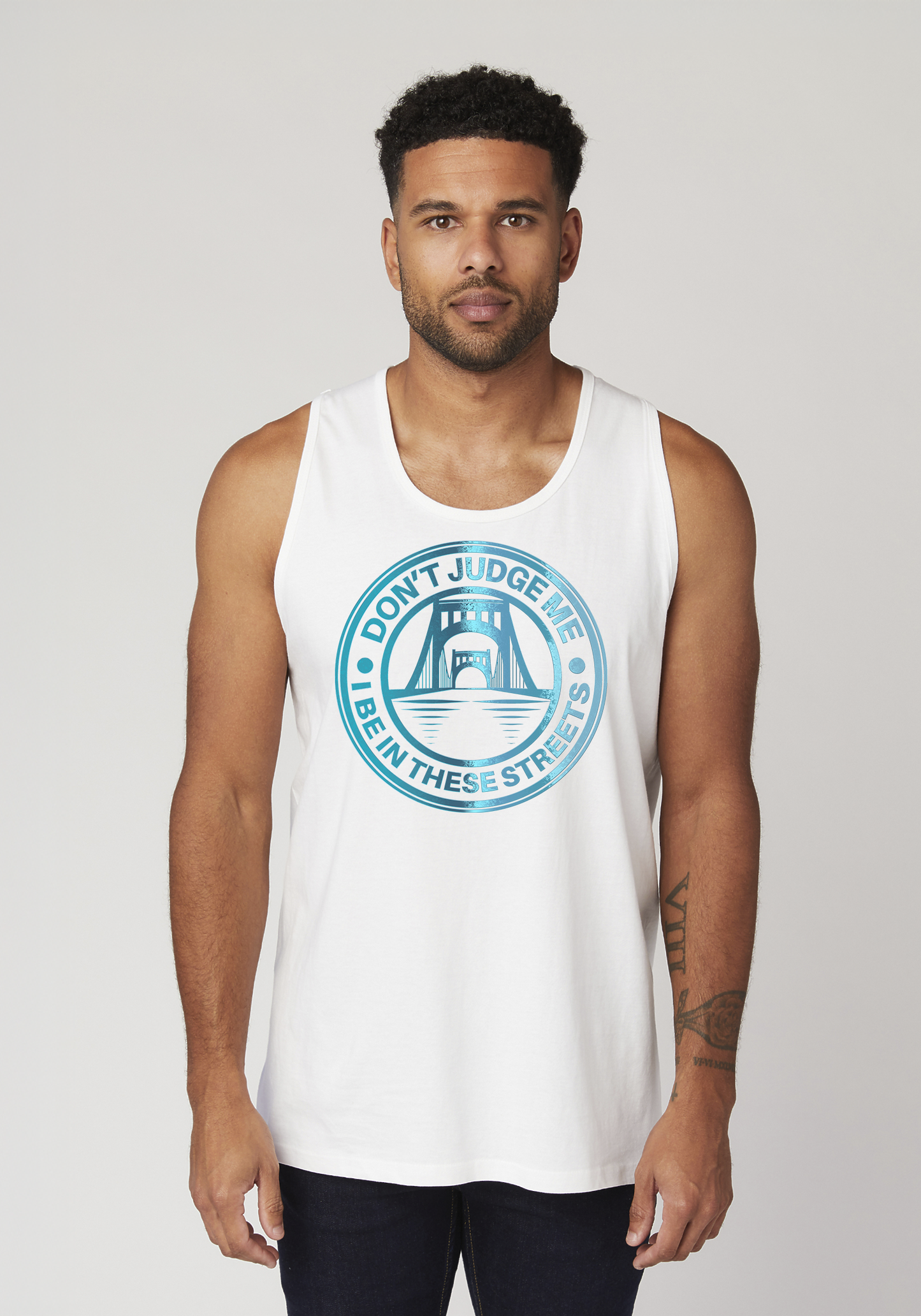 White Men's Tank Top - The Capital