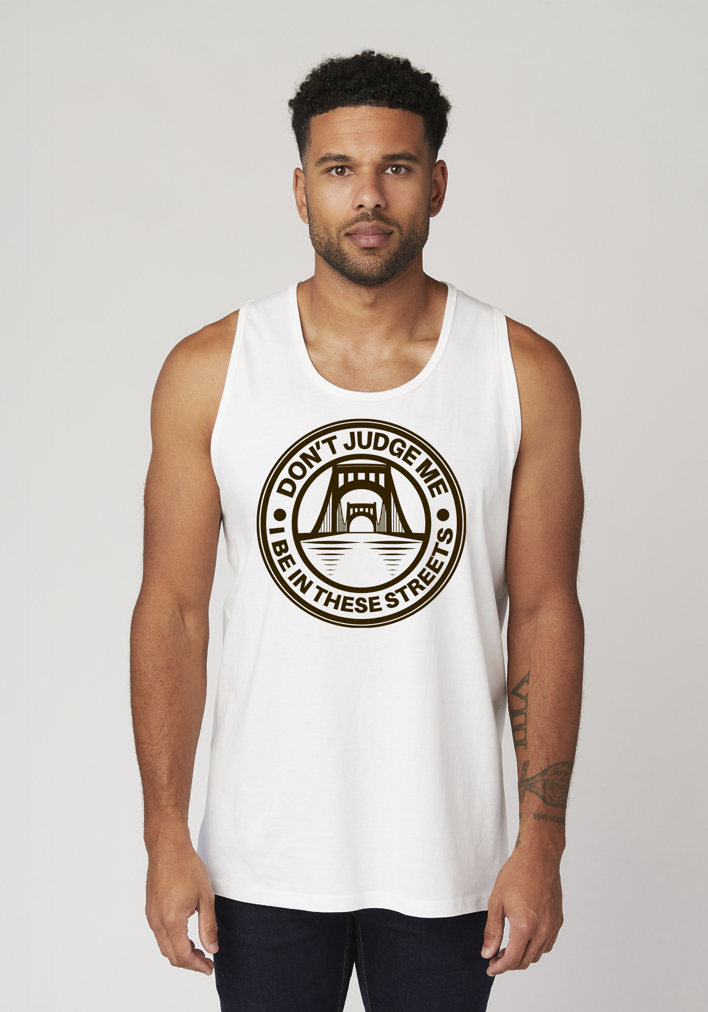 White Men's Tank Top - The Capital