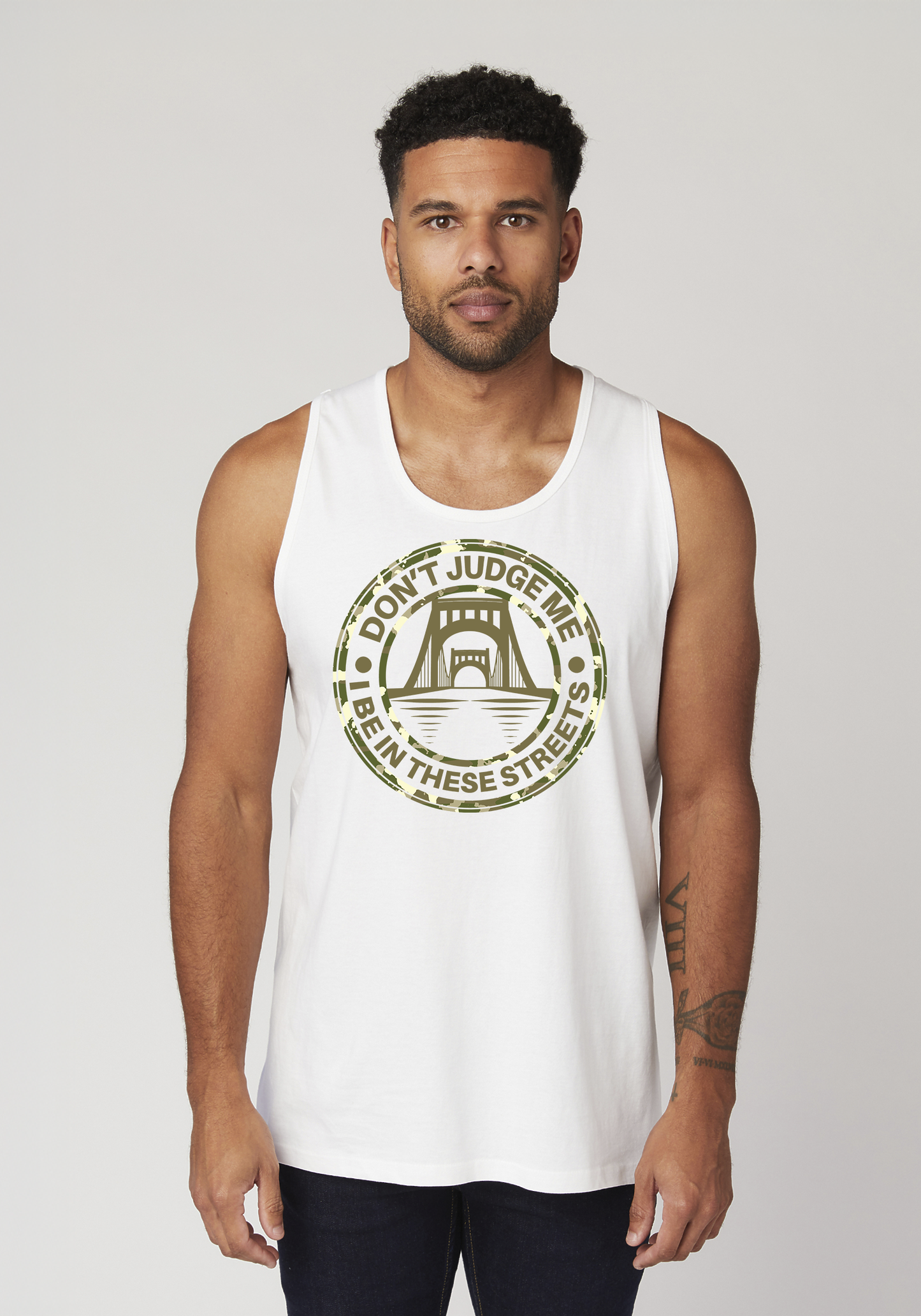 White Men's Tank Top - The Capital