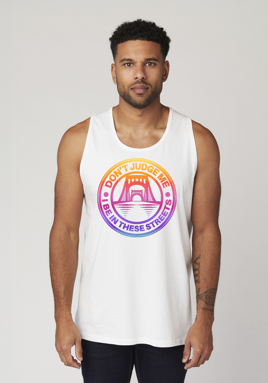 White Men's Tank Top - The Capital
