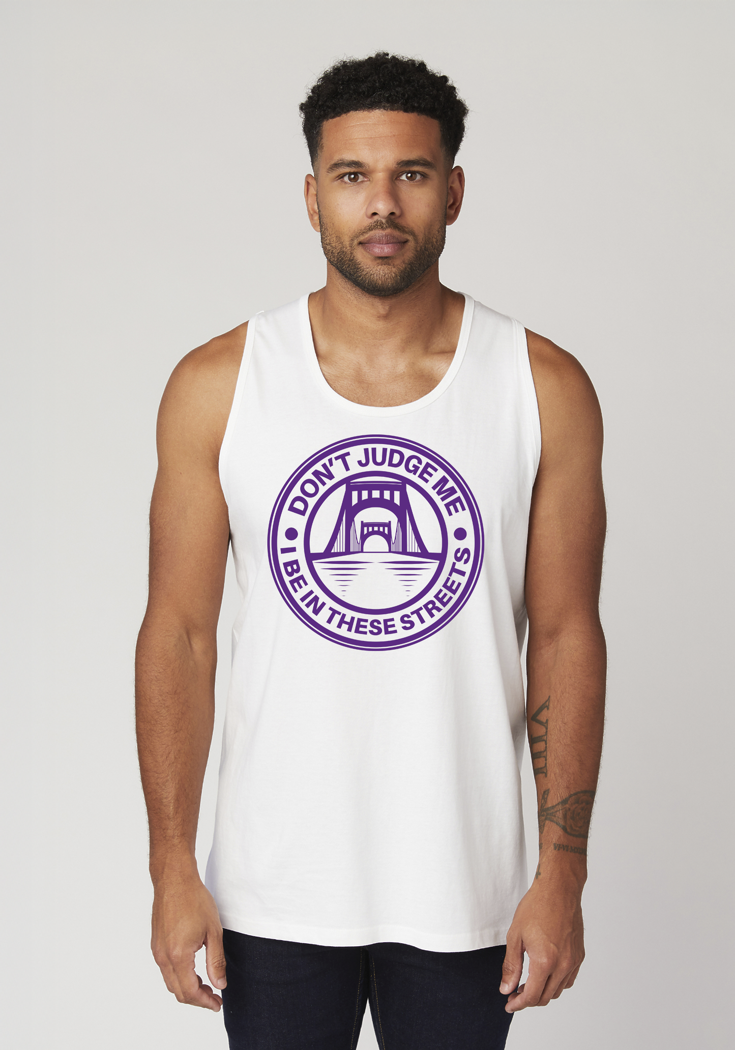 White Men's Tank Top - The Capital