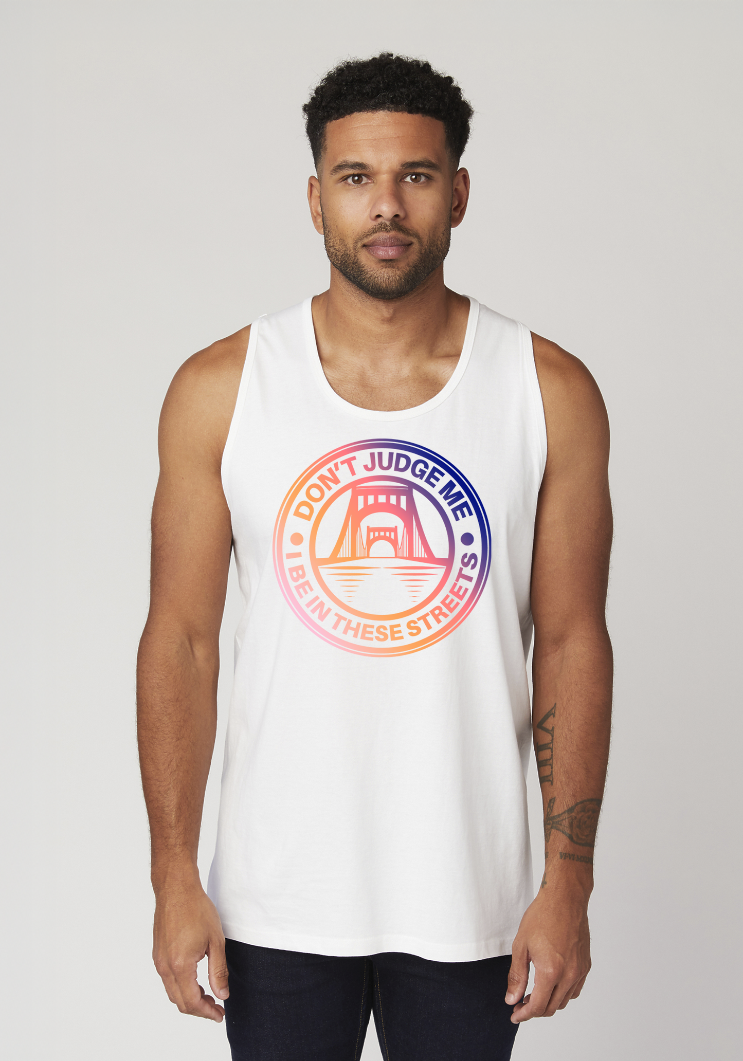 White Men's Tank Top - The Capital
