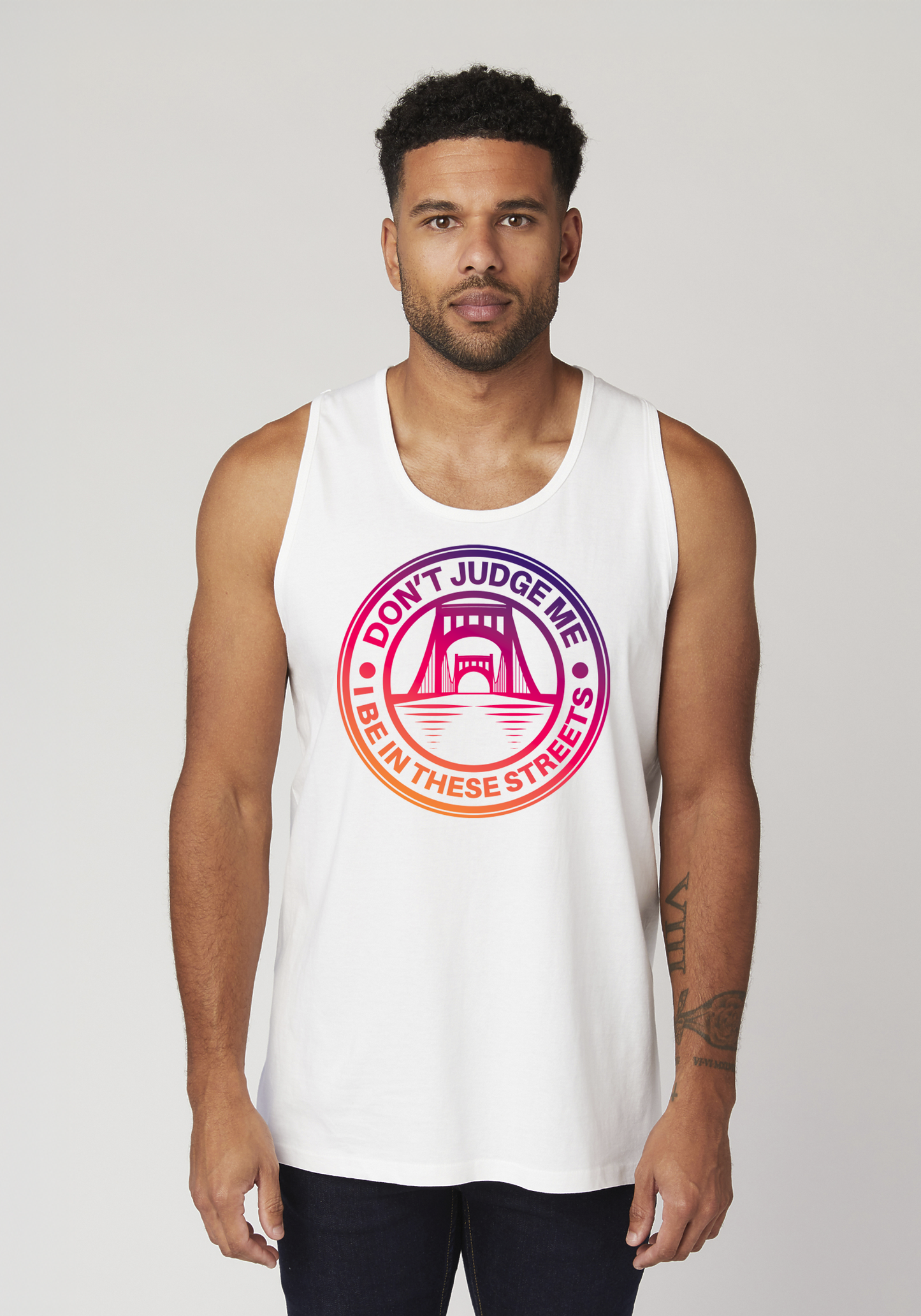 White Men's Tank Top - The Capital