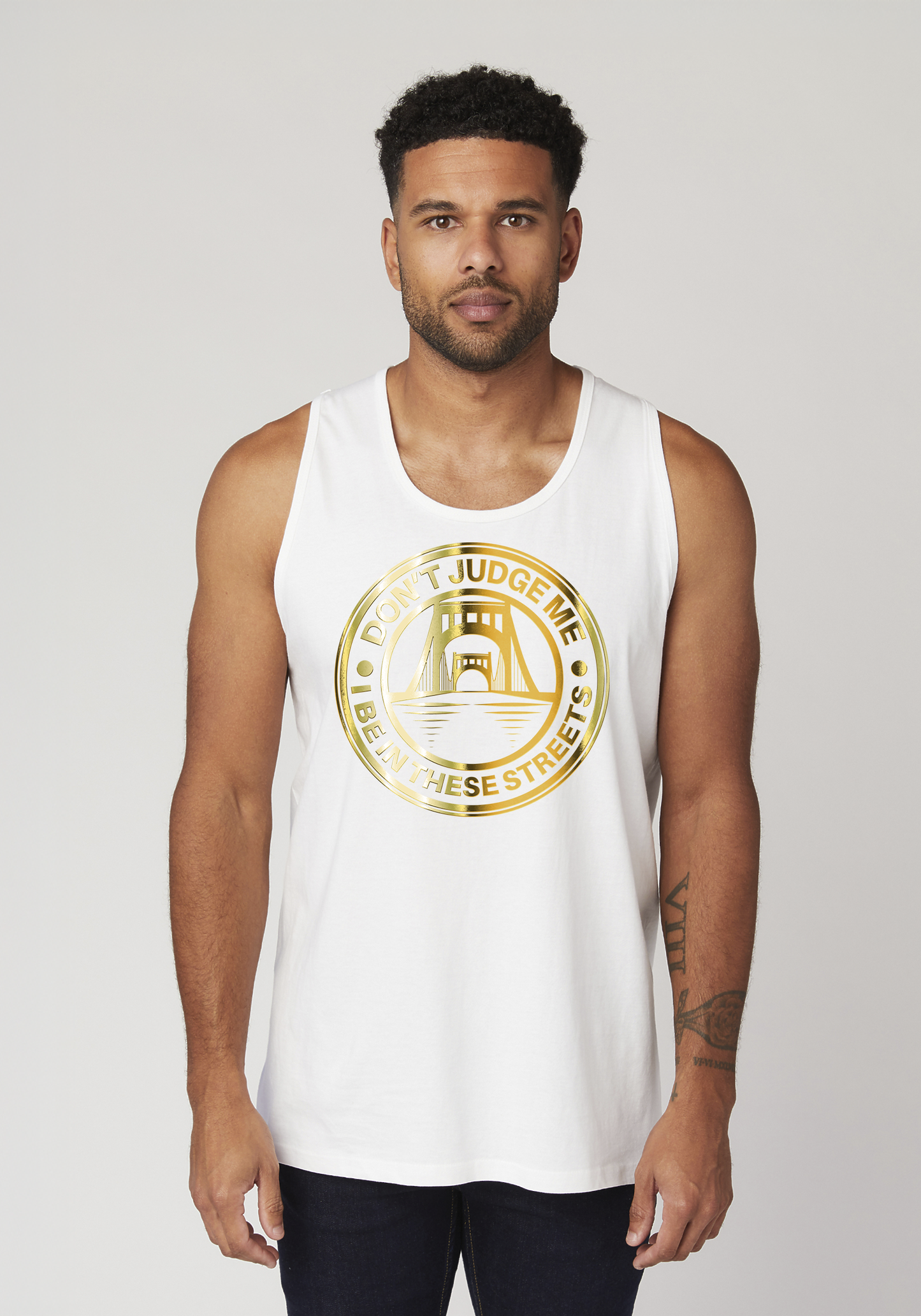 White Men's Tank Top - The Capital