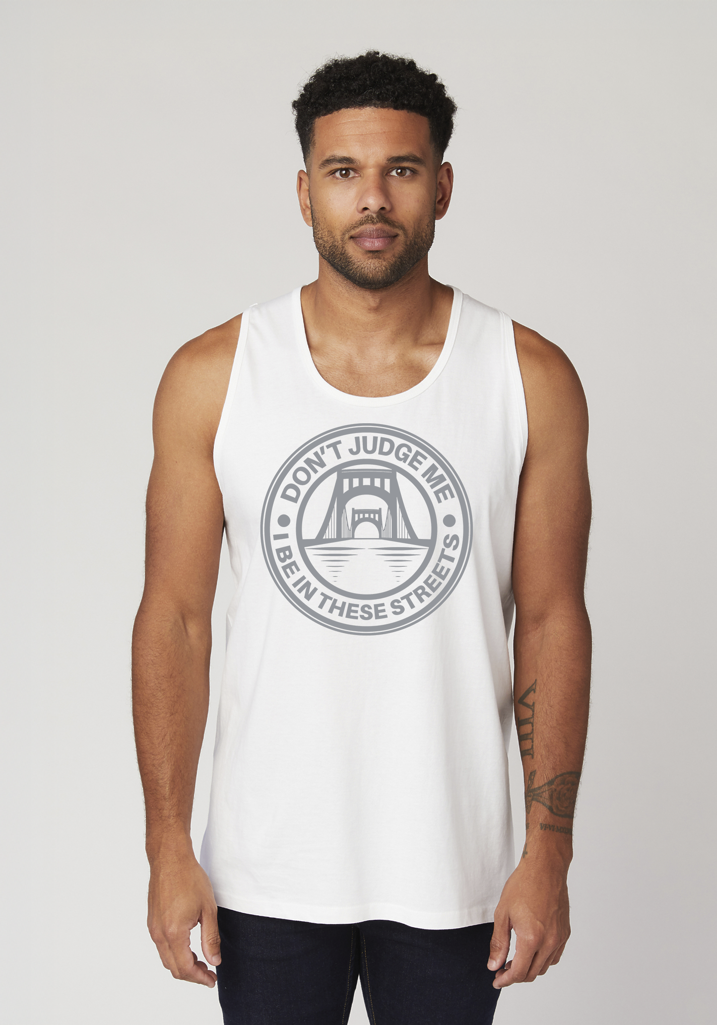 White Men's Tank Top - The Capital
