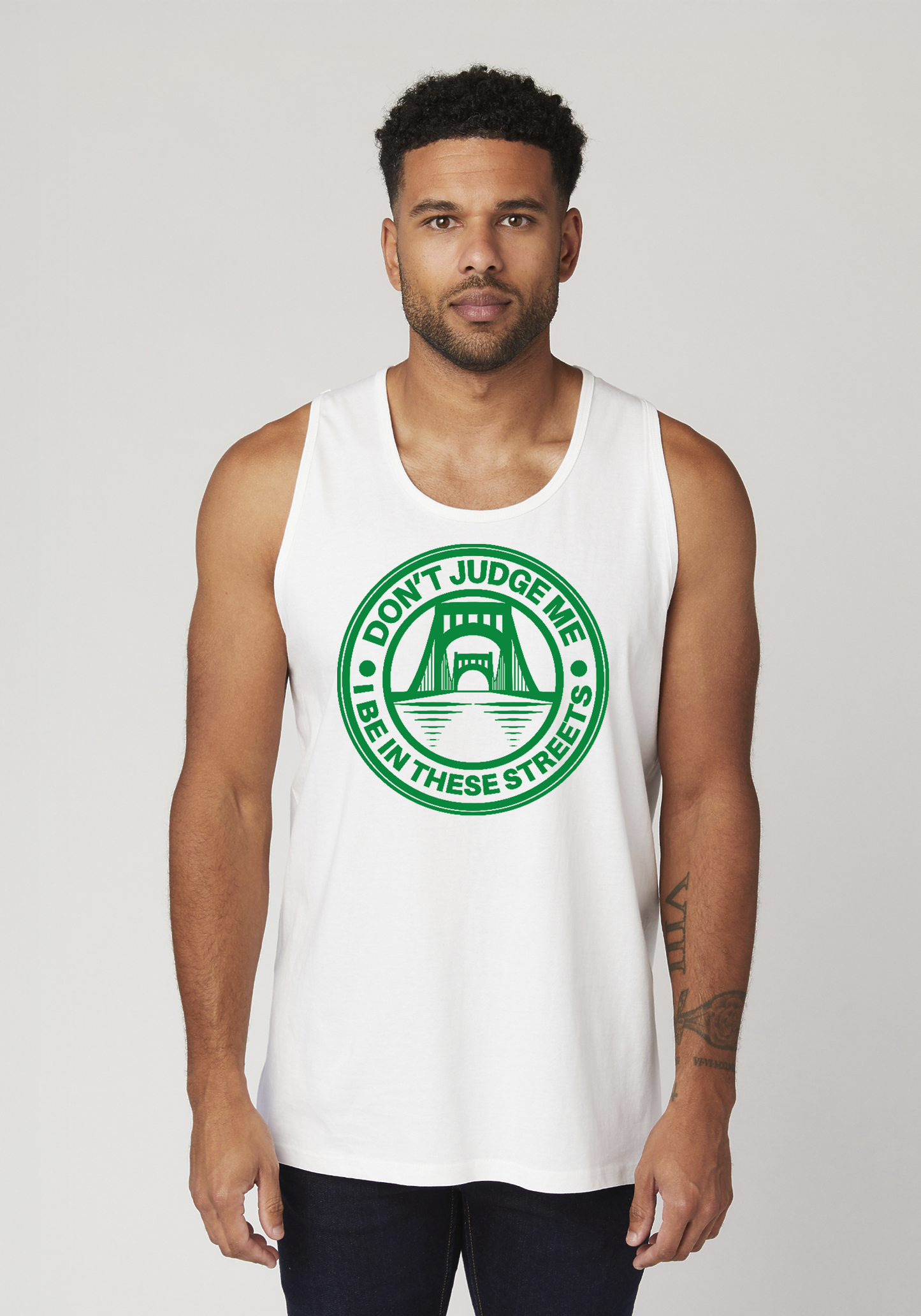 White Men's Tank Top - The Capital