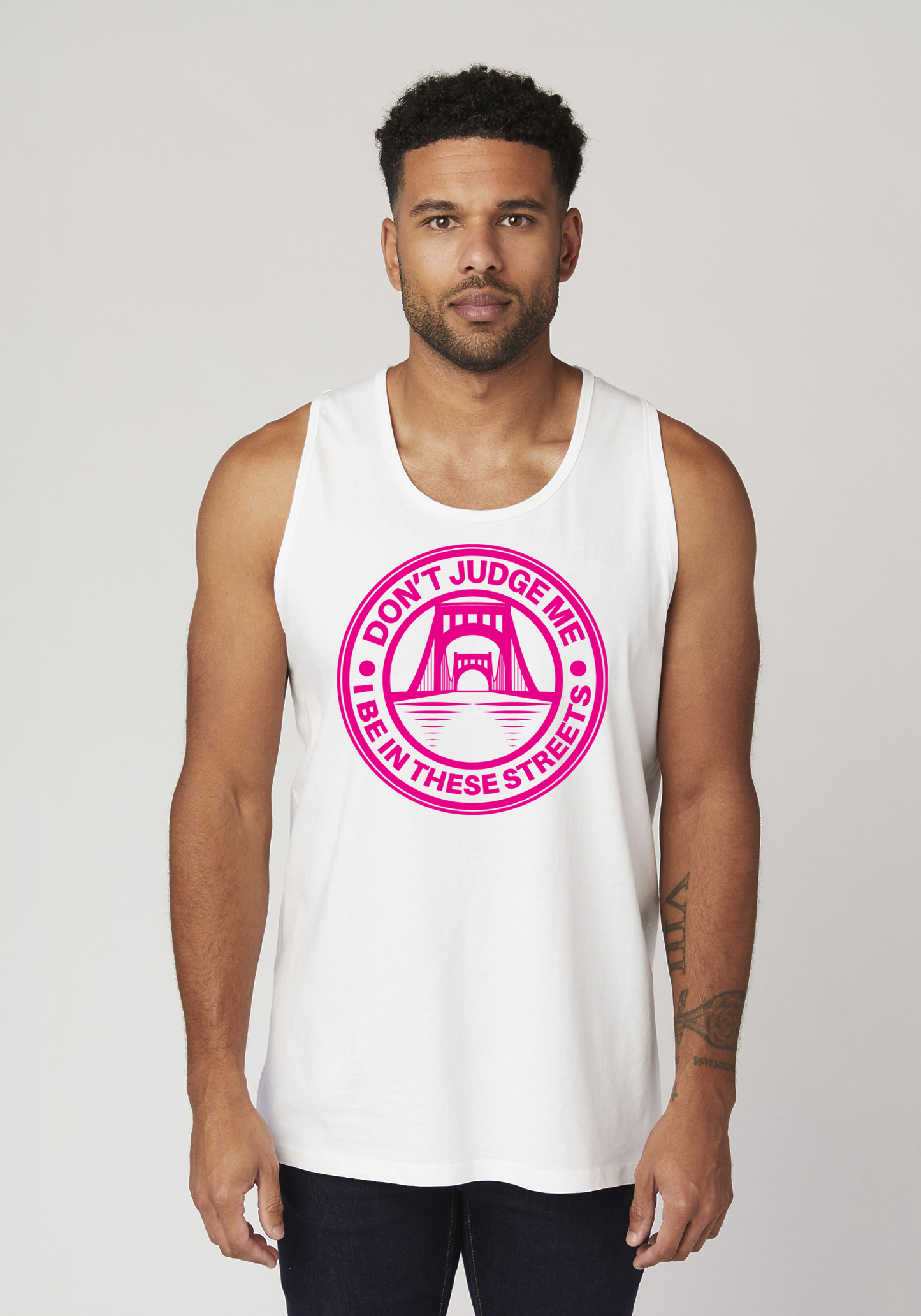 White Men's Tank Top - The Capital