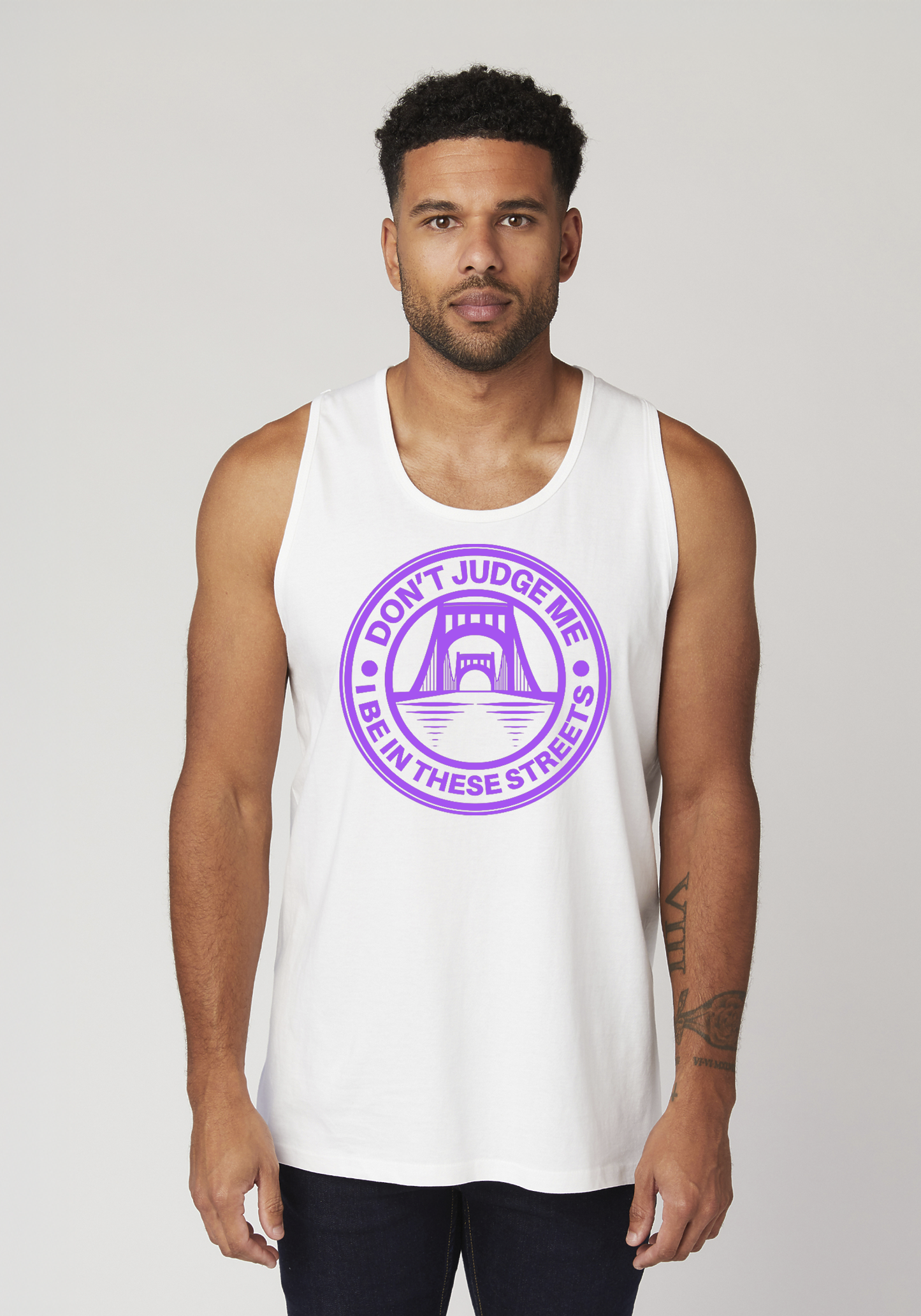 White Men's Tank Top - The Capital