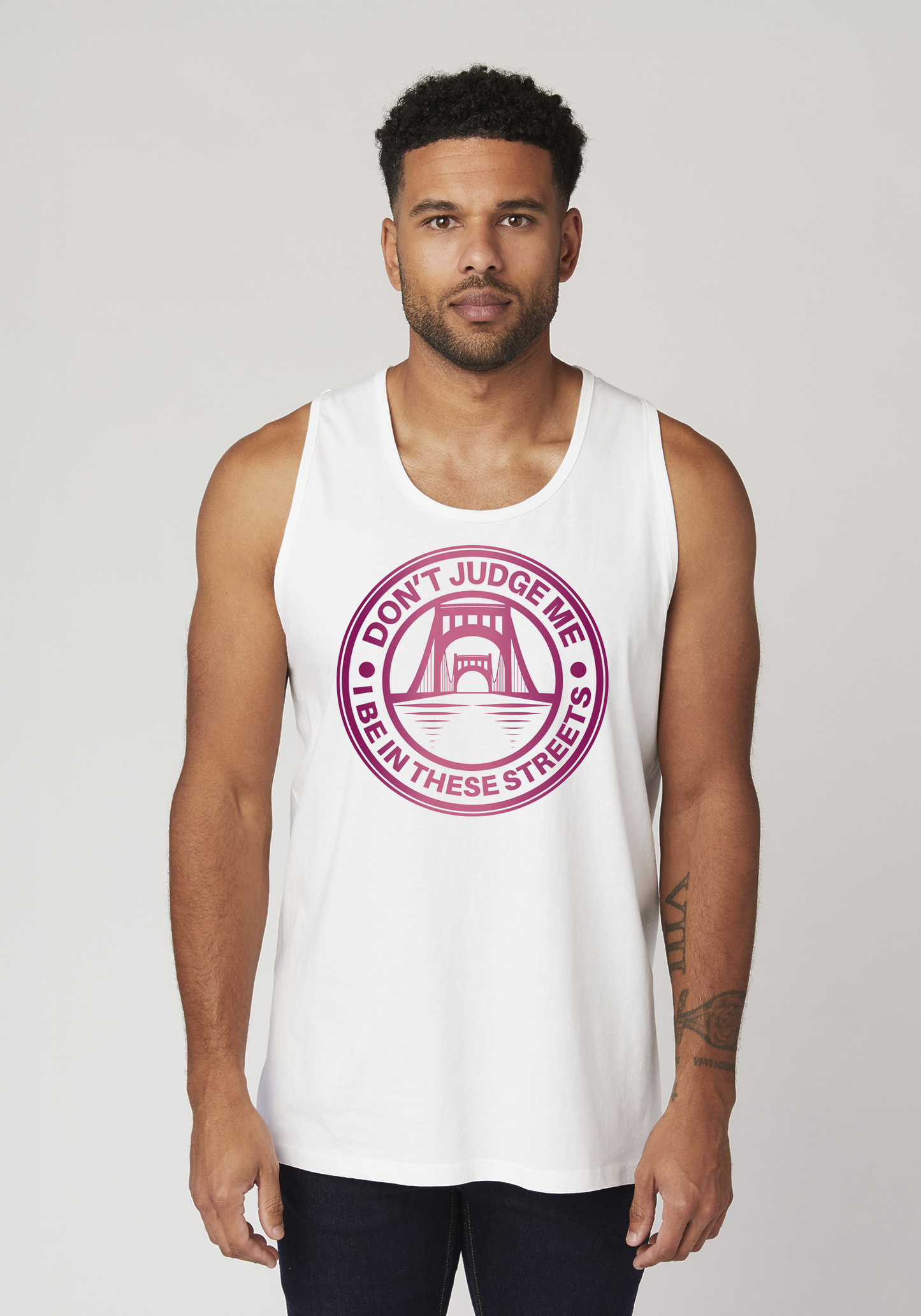 White Men's Tank Top - The Capital
