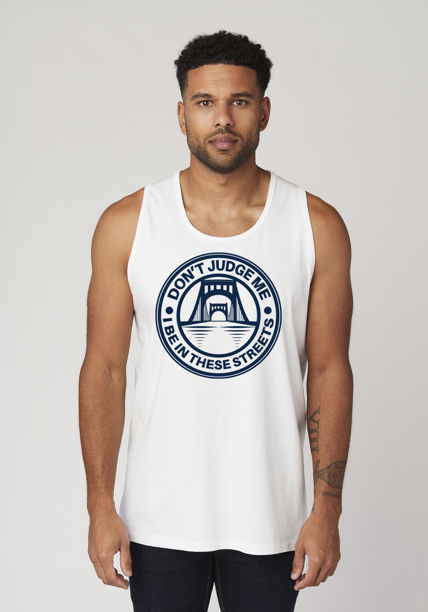 White Men's Tank Top - The Capital