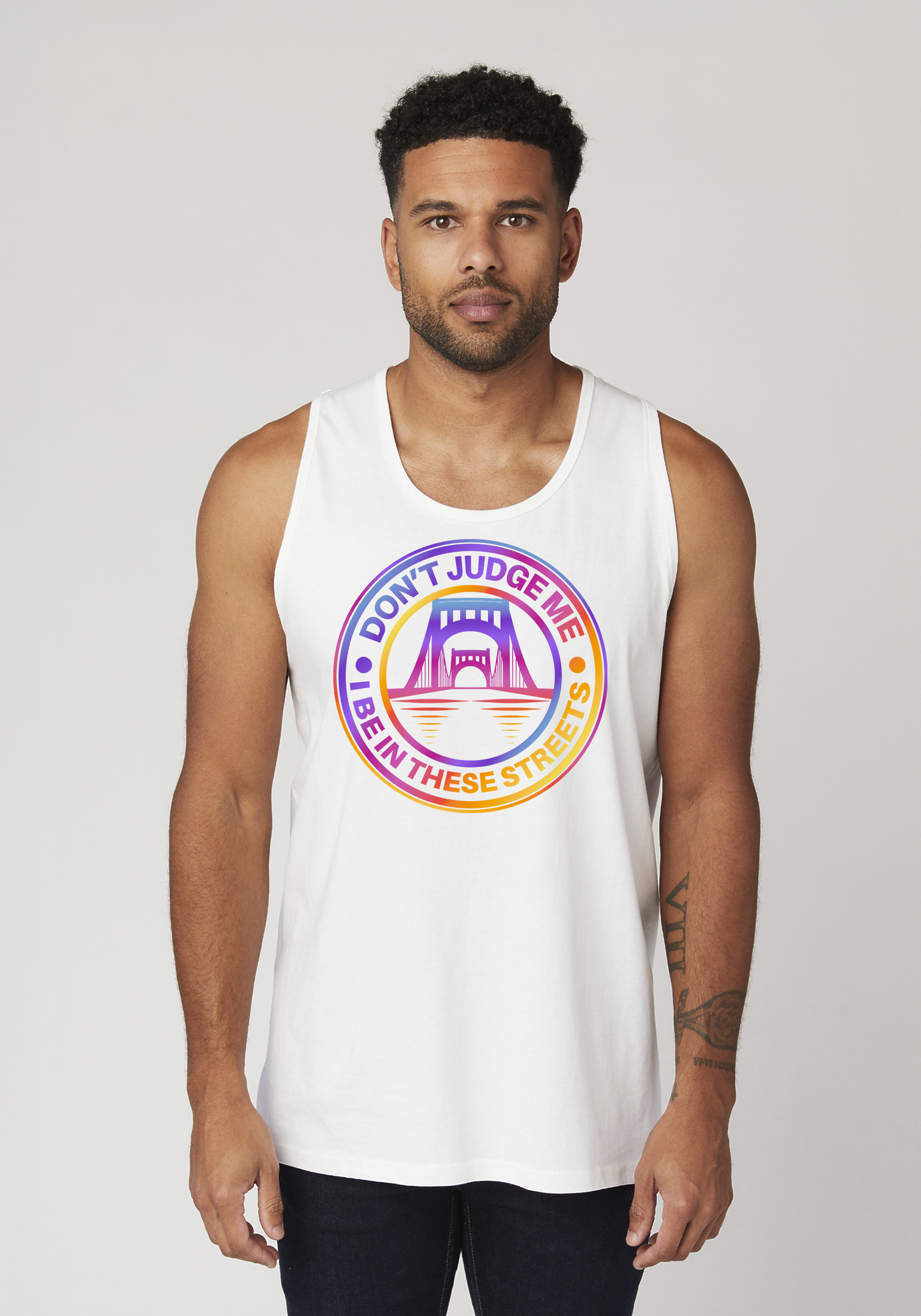 White Men's Tank Top - The Capital