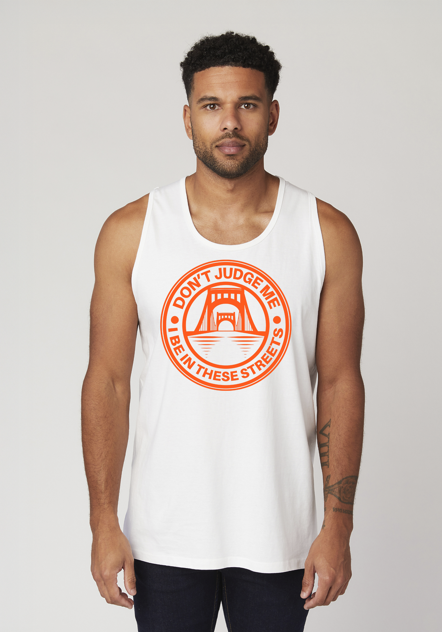White Men's Tank Top - The Capital