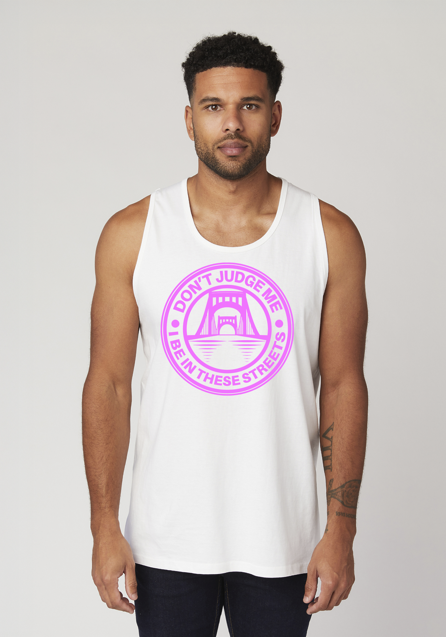 White Men's Tank Top - The Capital