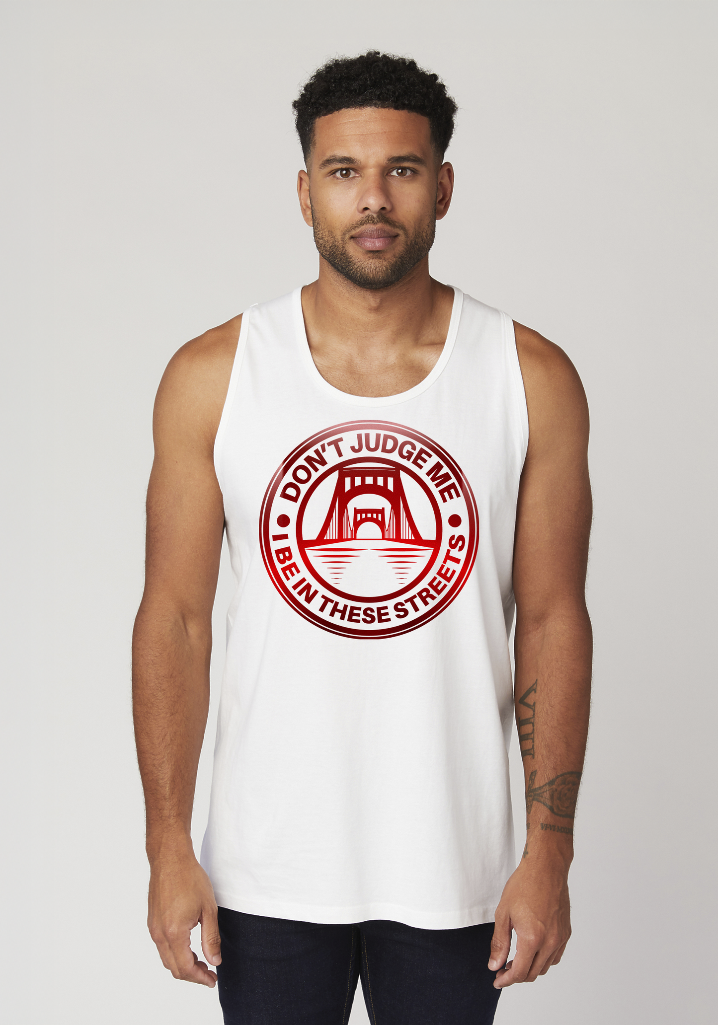 White Men's Tank Top - The Capital