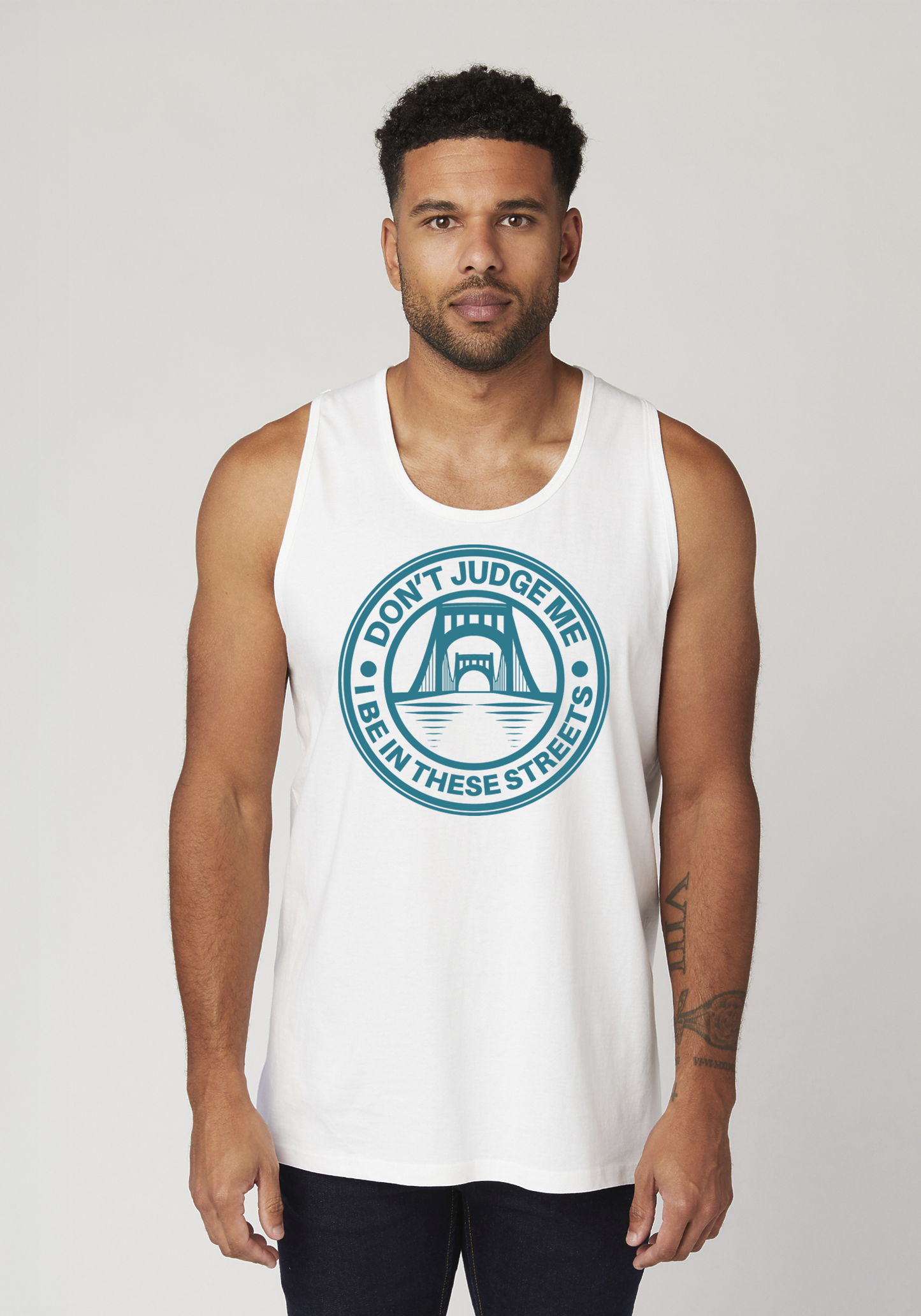 White Men's Tank Top - The Capital