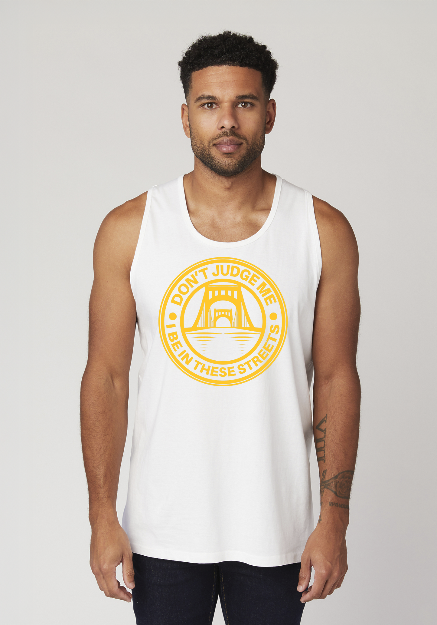 White Men's Tank Top - The Capital