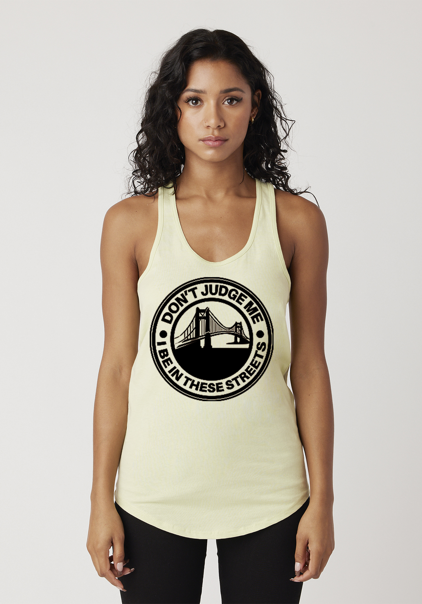 Yellow Women's Racerback Tank - The Bay