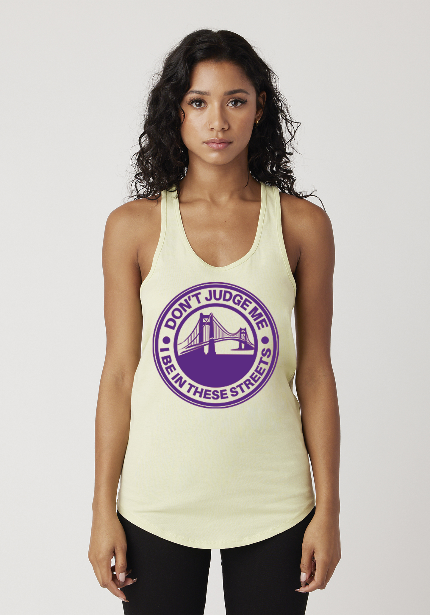 Yellow Women's Racerback Tank - The Bay