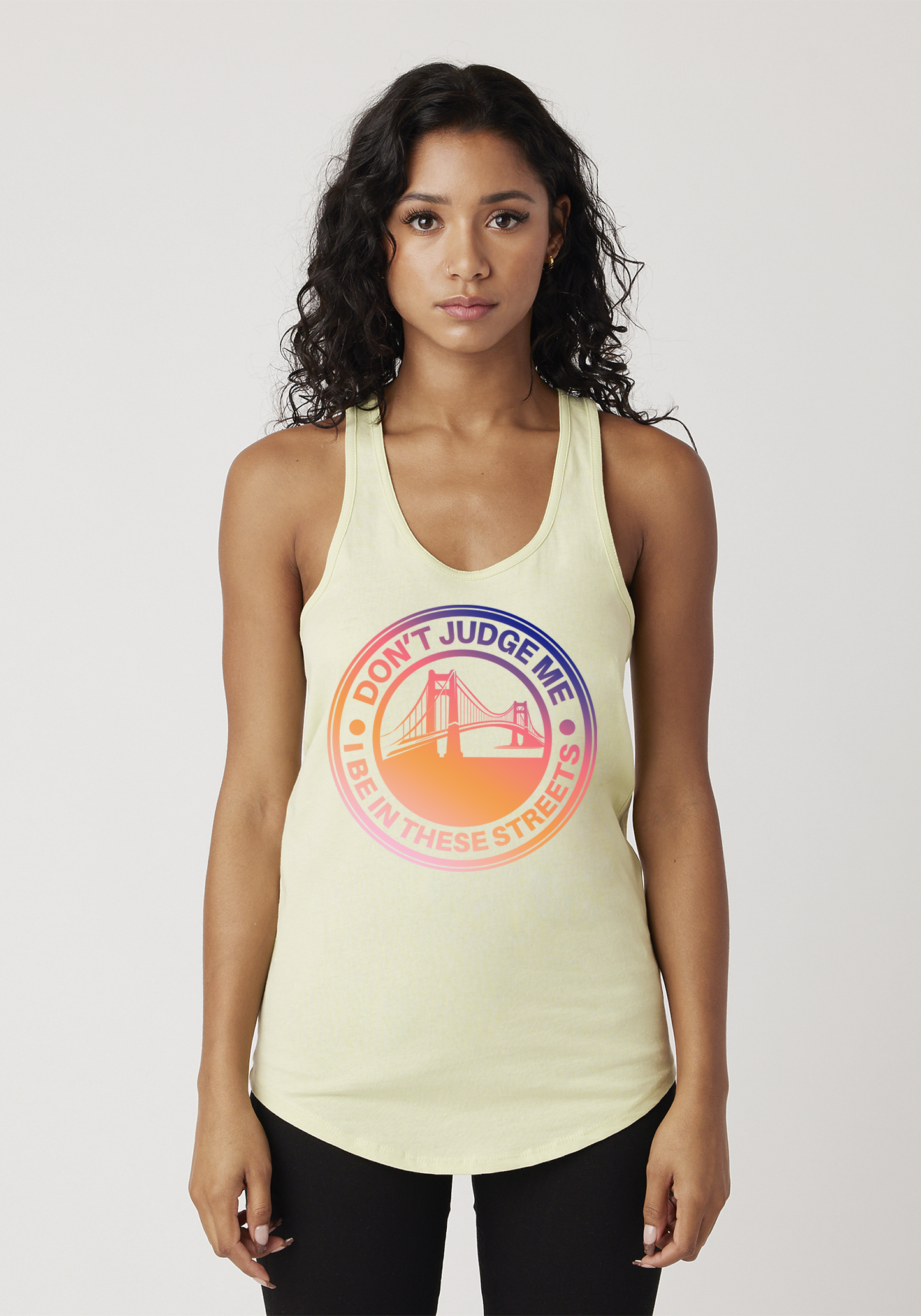 Yellow Women's Racerback Tank - The Bay