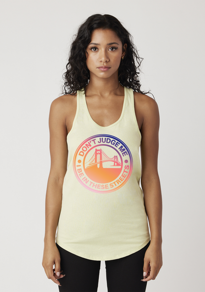 Yellow Women's Racerback Tank - The Bay