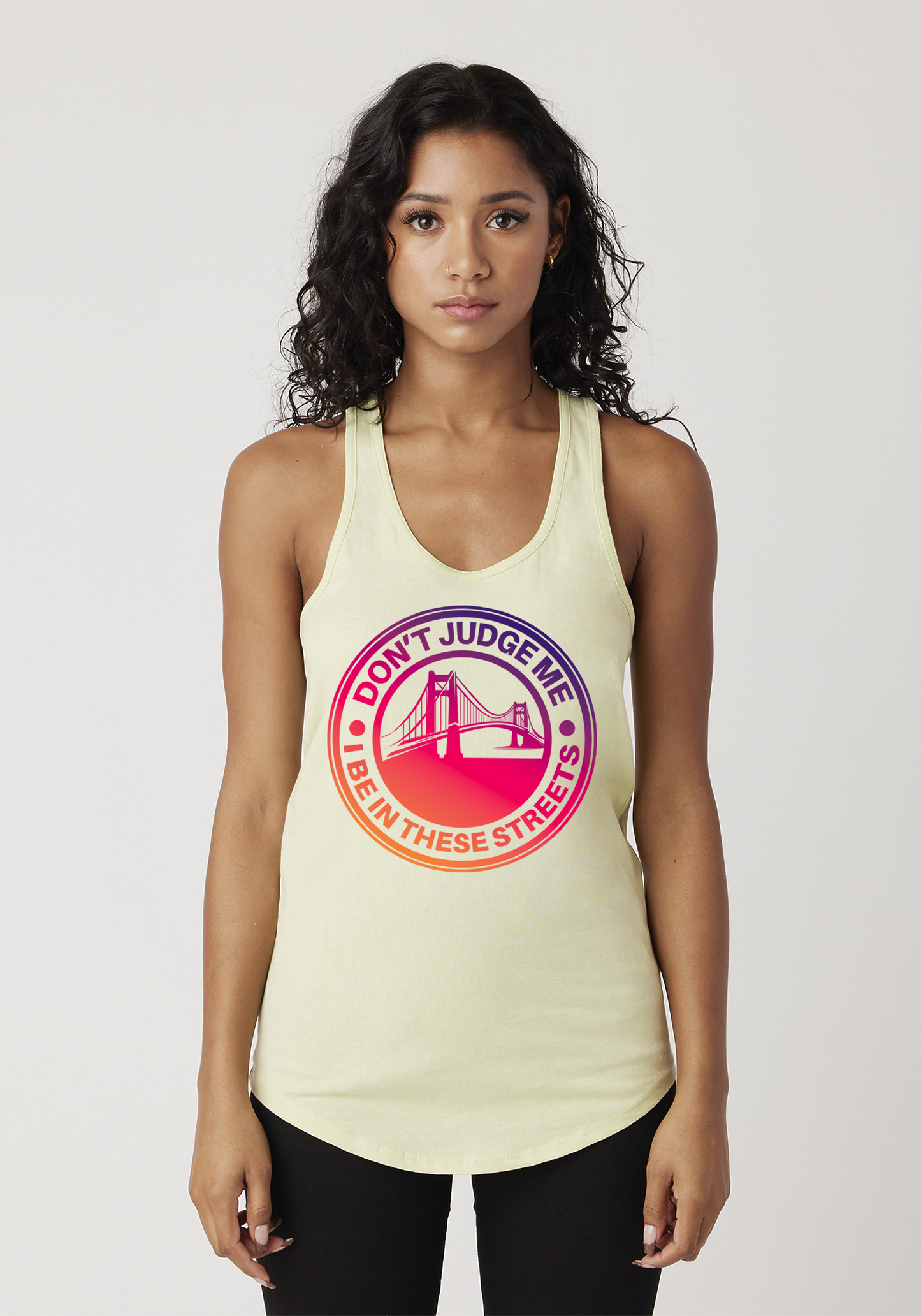 Yellow Women's Racerback Tank - The Bay