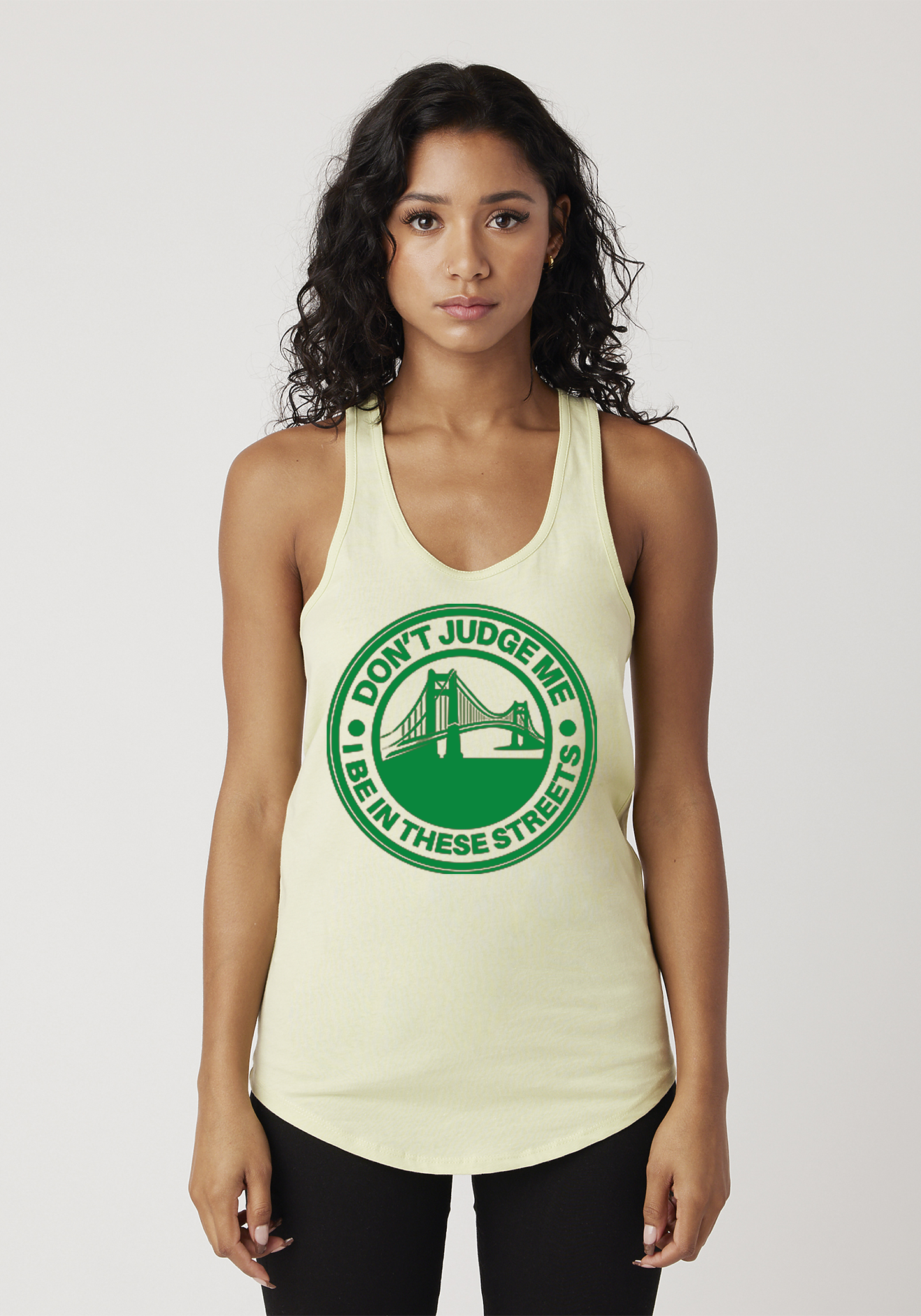 Yellow Women's Racerback Tank - The Bay