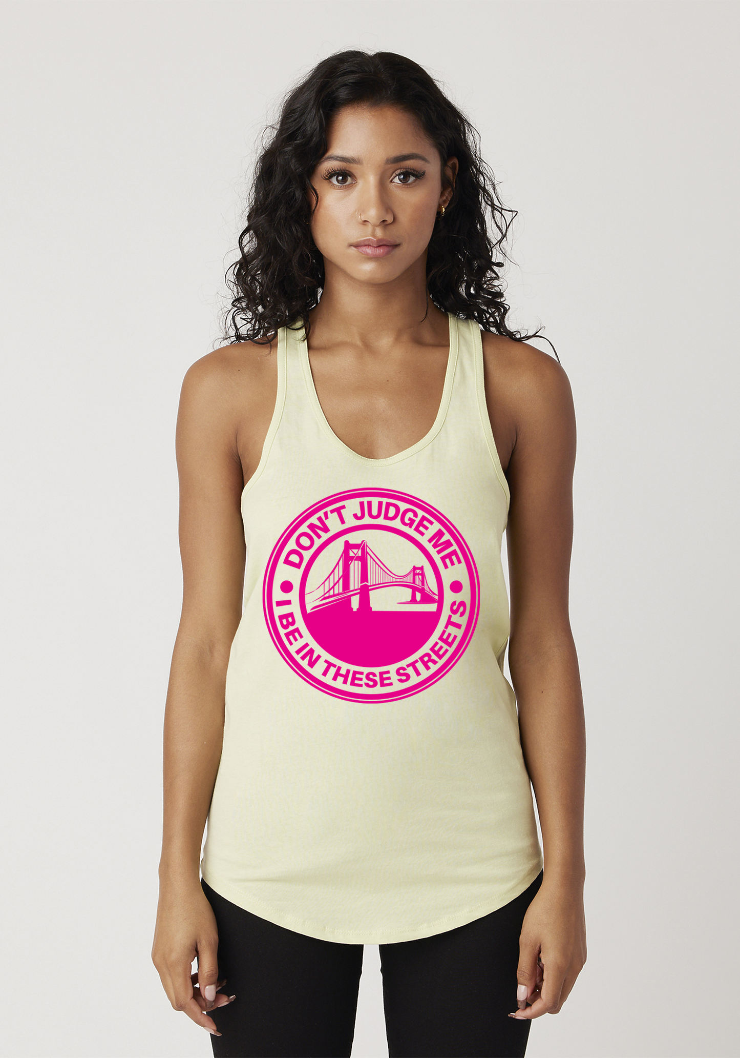 Yellow Women's Racerback Tank - The Bay