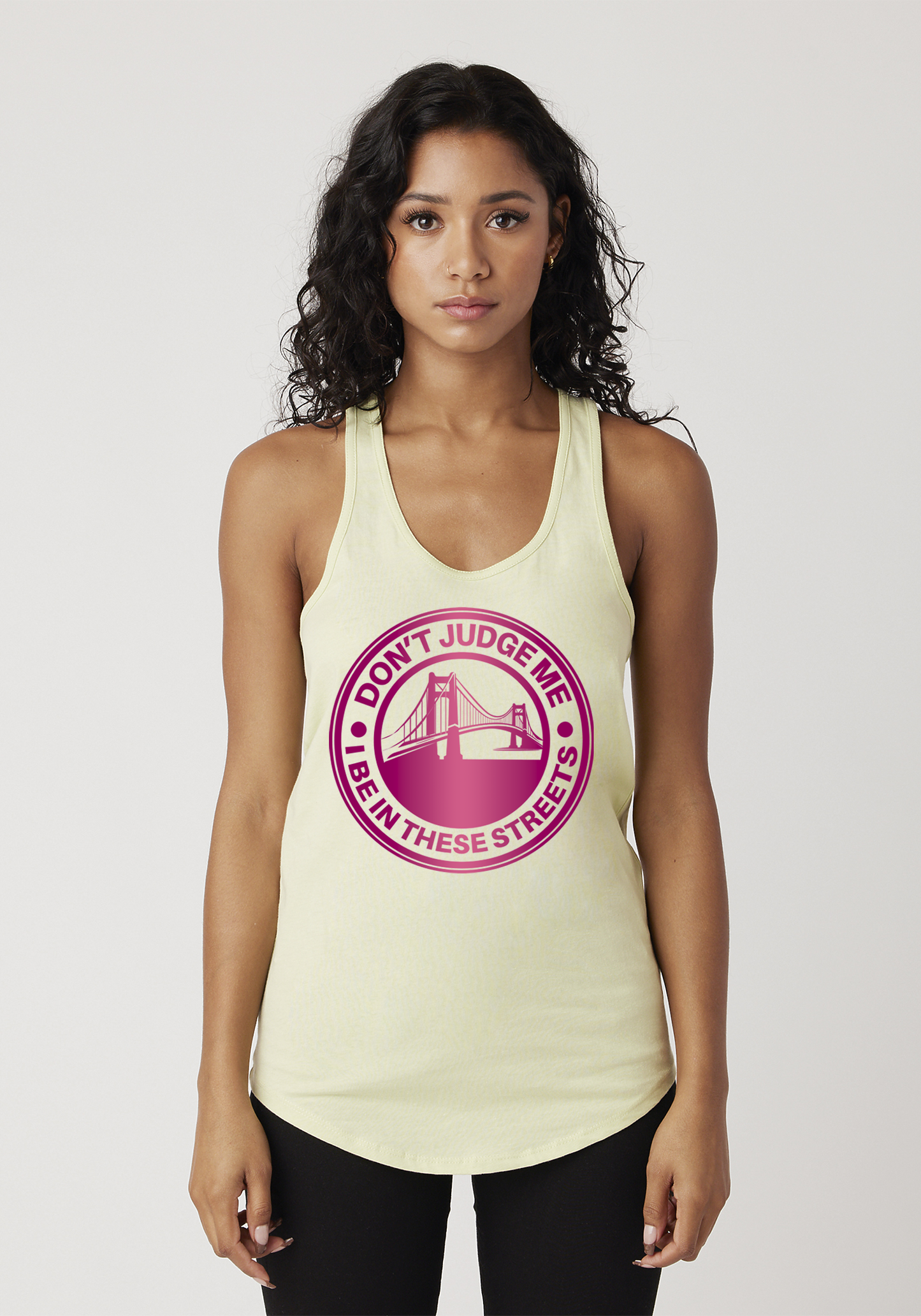 Yellow Women's Racerback Tank - The Bay