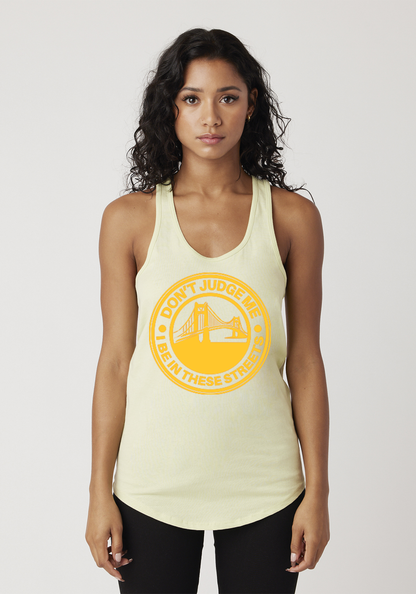 Yellow Women's Racerback Tank - The Bay
