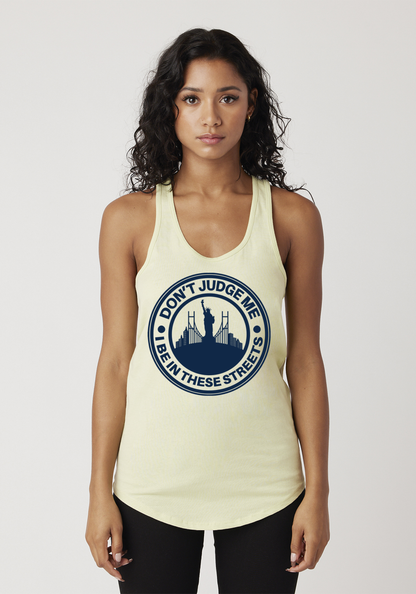 Yellow Women's Racerback Tank - The City