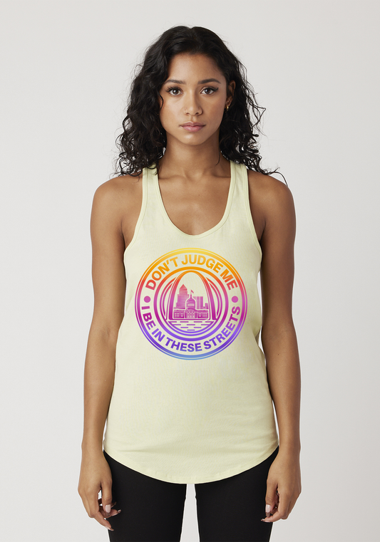 Yellow Women's Racerback Tank - The Lou