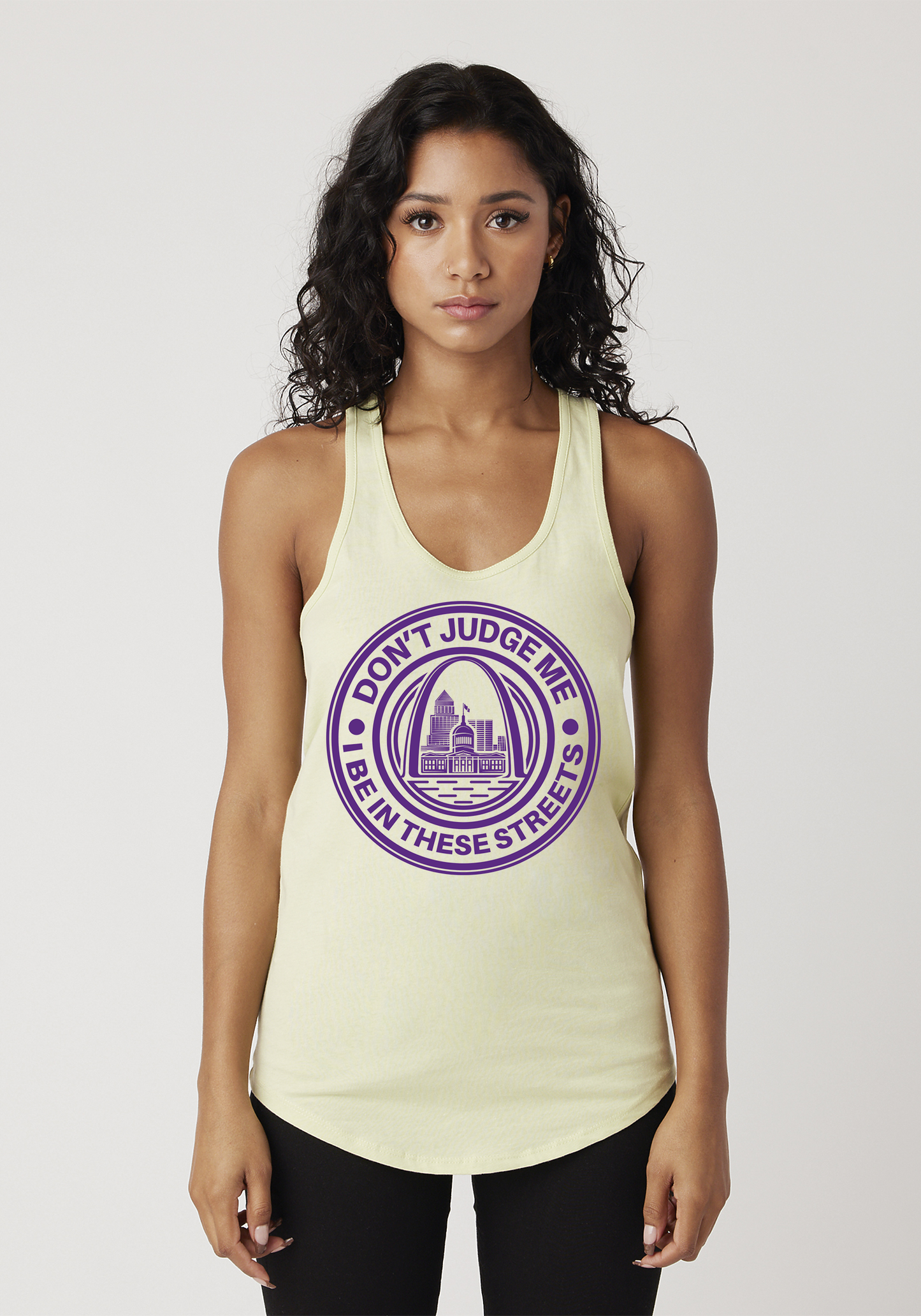 Yellow Women's Racerback Tank - The Lou