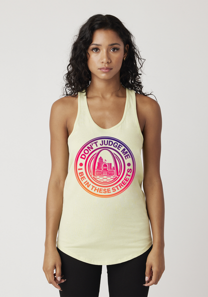 Yellow Women's Racerback Tank - The Lou