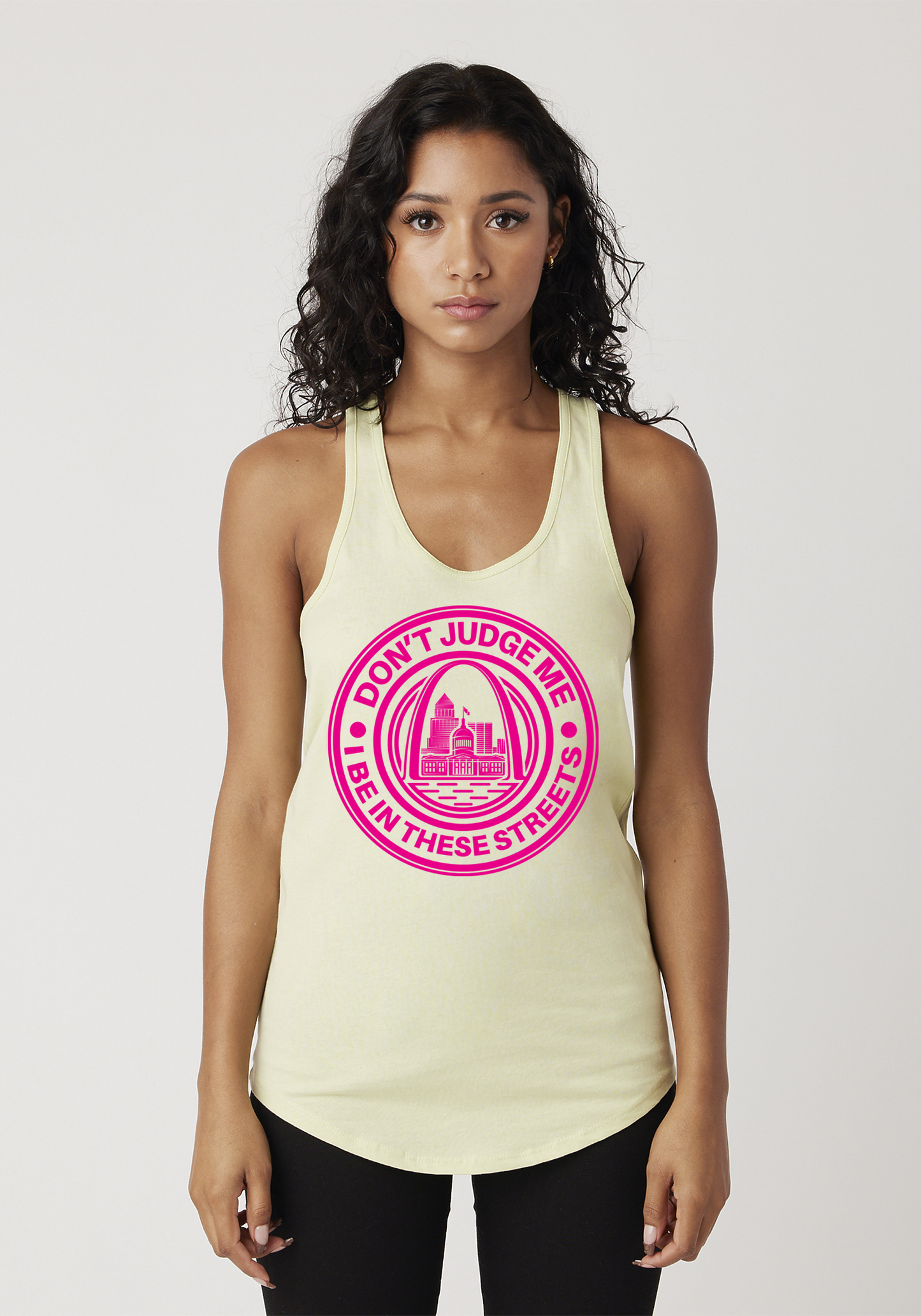 Yellow Women's Racerback Tank - The Lou