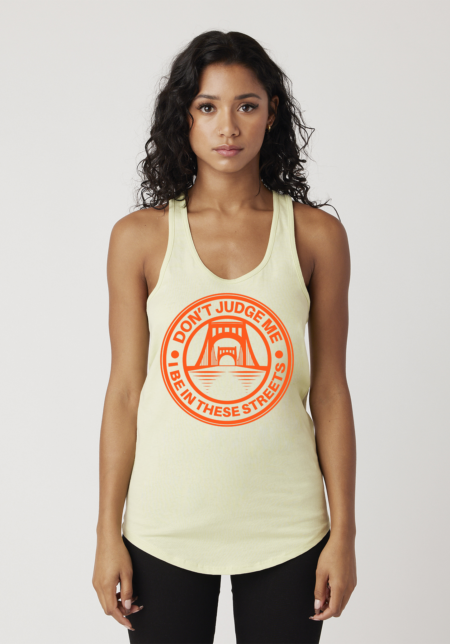 Yellow Women's Racerback Tank - The Capital