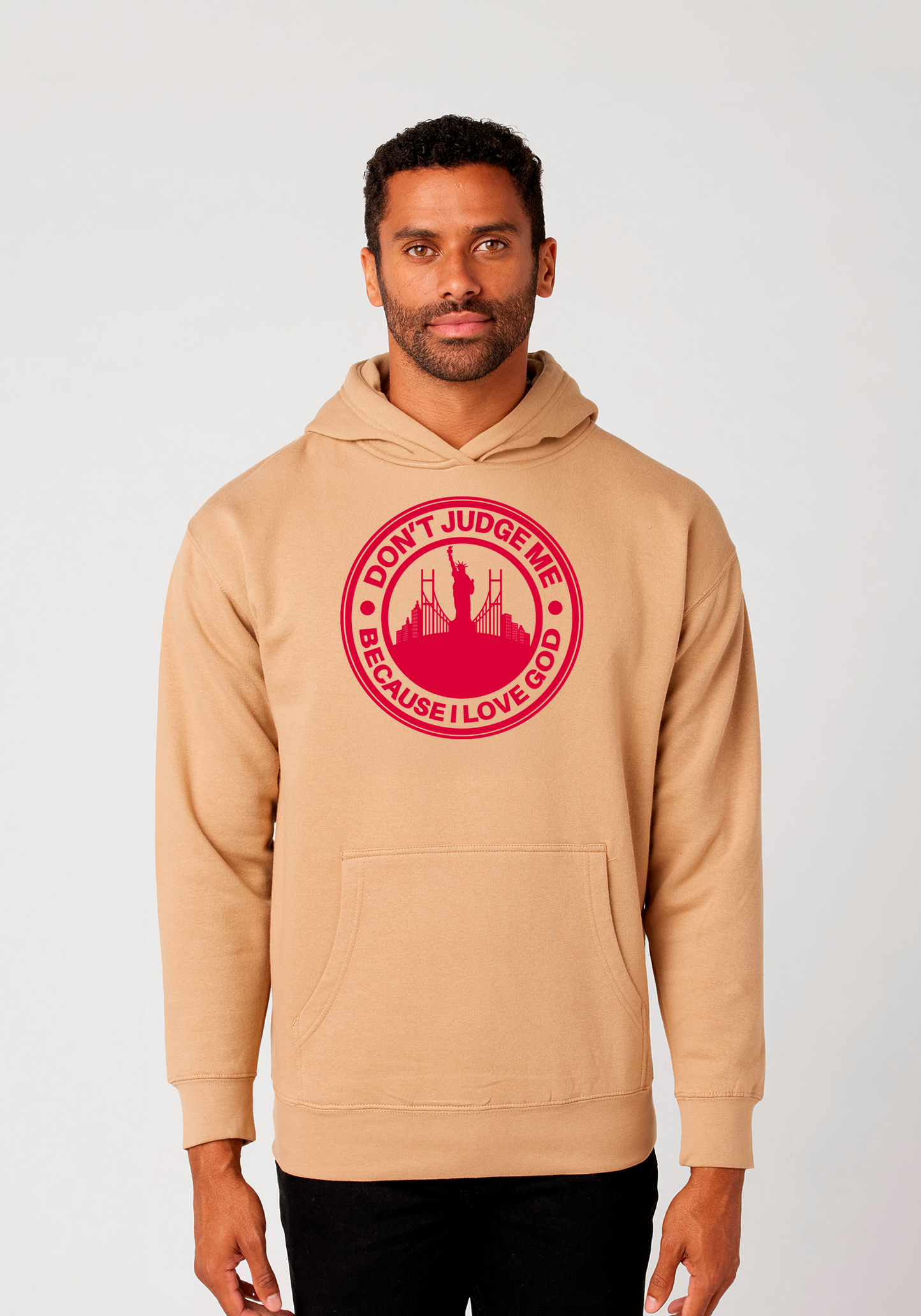 Khaki - Unisex Faith Hoodie – The City