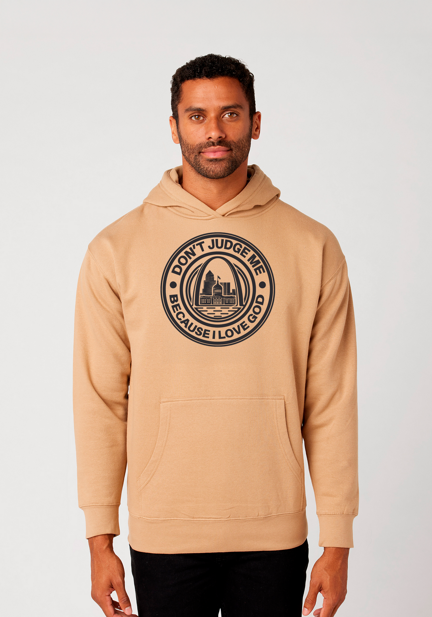 Khaki - Unisex Faith Hoodie – The Lou