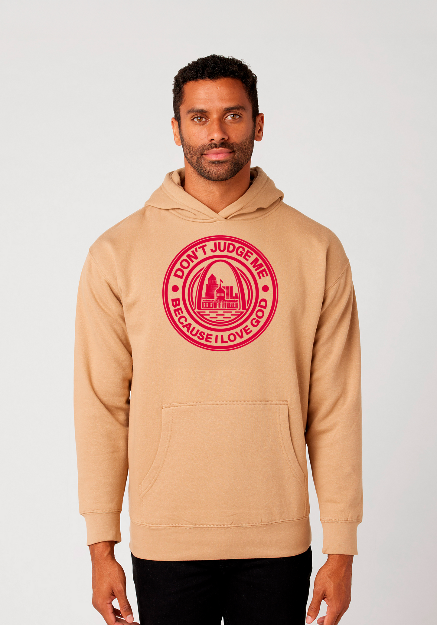 Khaki - Unisex Faith Hoodie – The Lou
