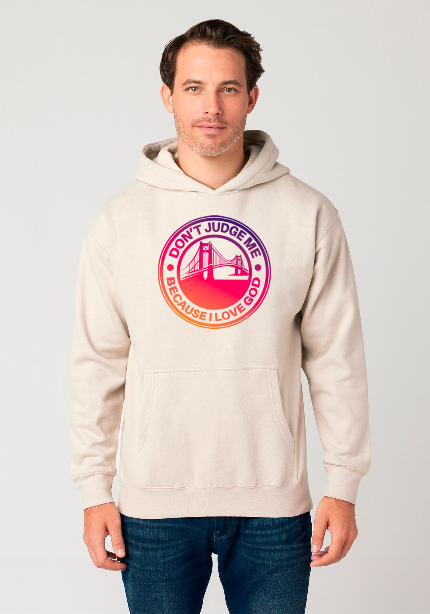 Bone – Unisex Faith Hoodie – The Bay