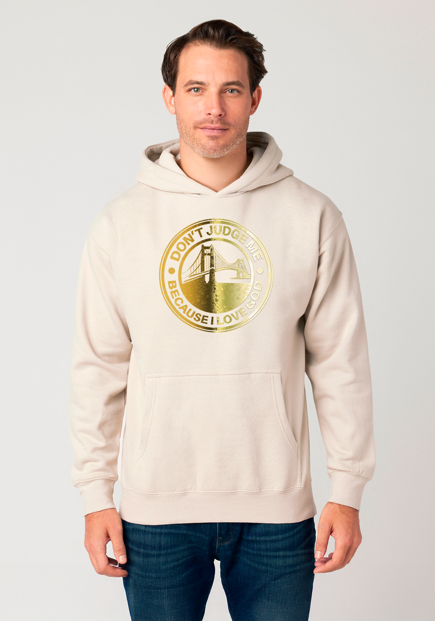 Bone – Unisex Faith Hoodie – The Bay