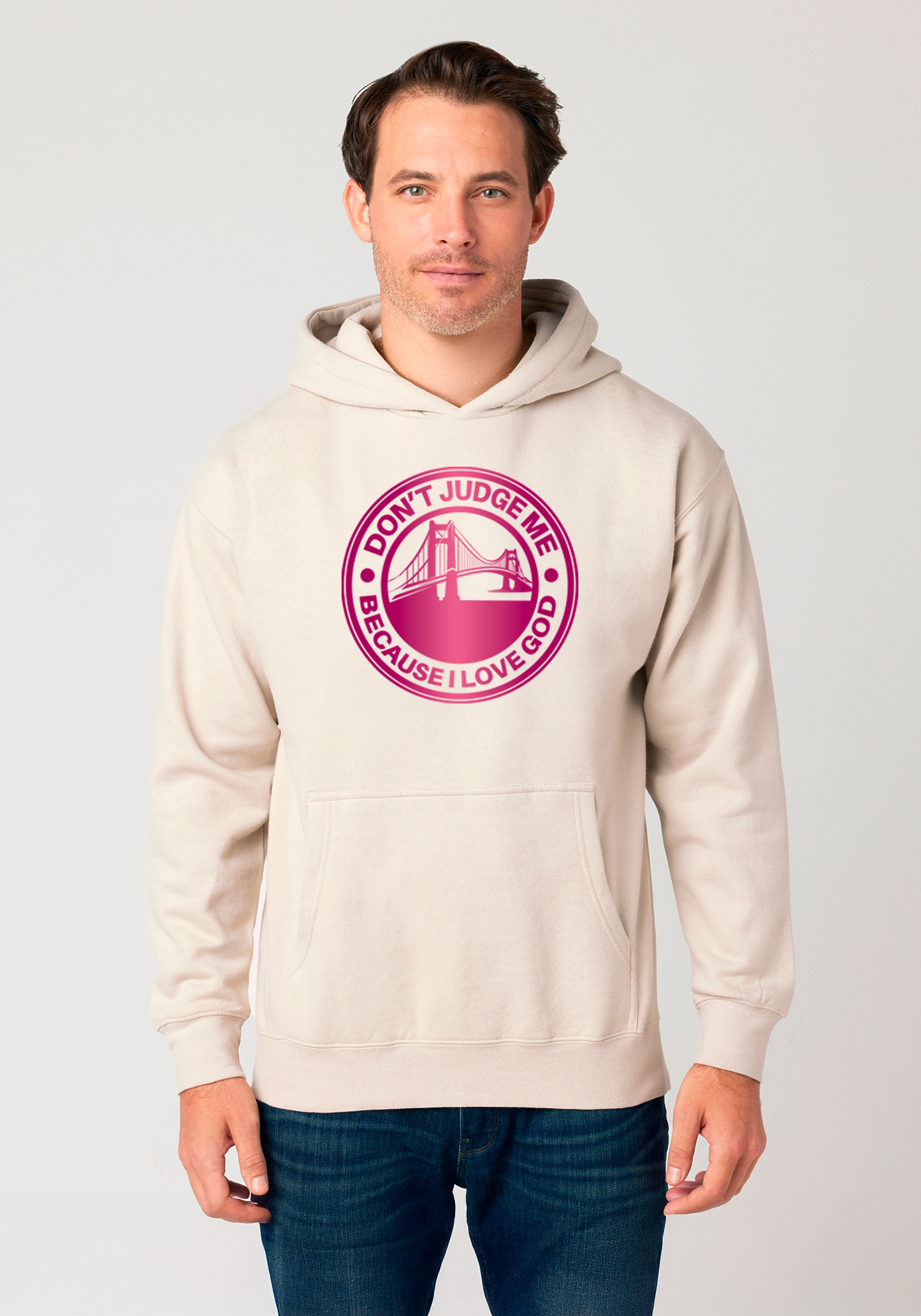 Bone – Unisex Faith Hoodie – The Bay