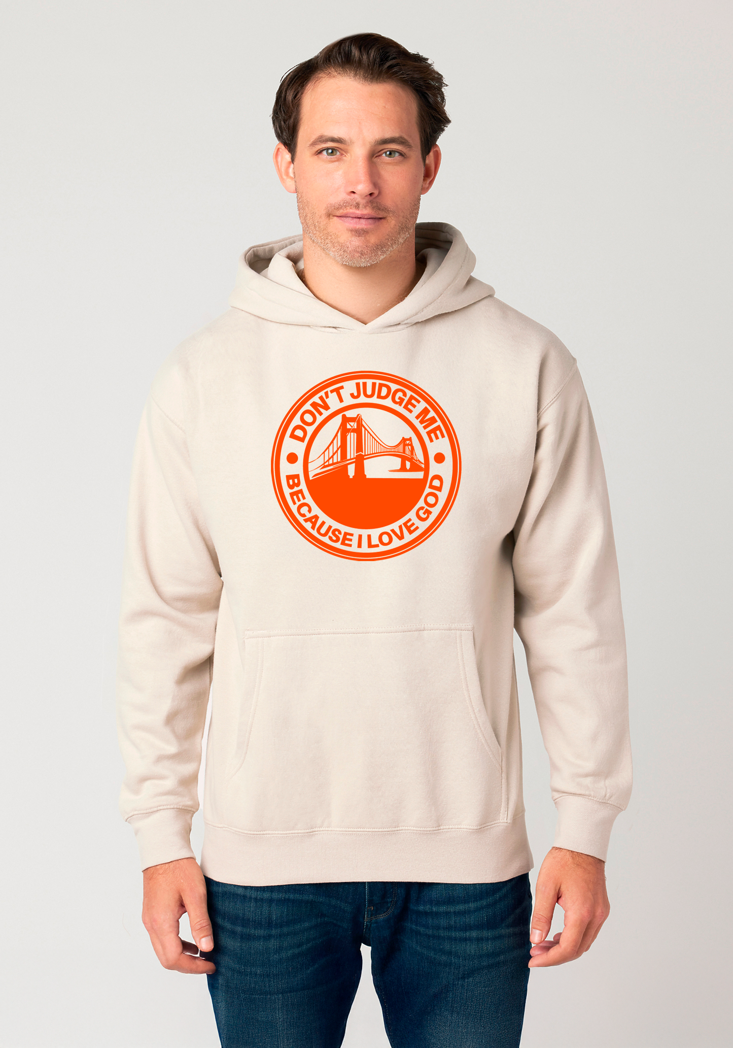 Bone – Unisex Faith Hoodie – The Bay