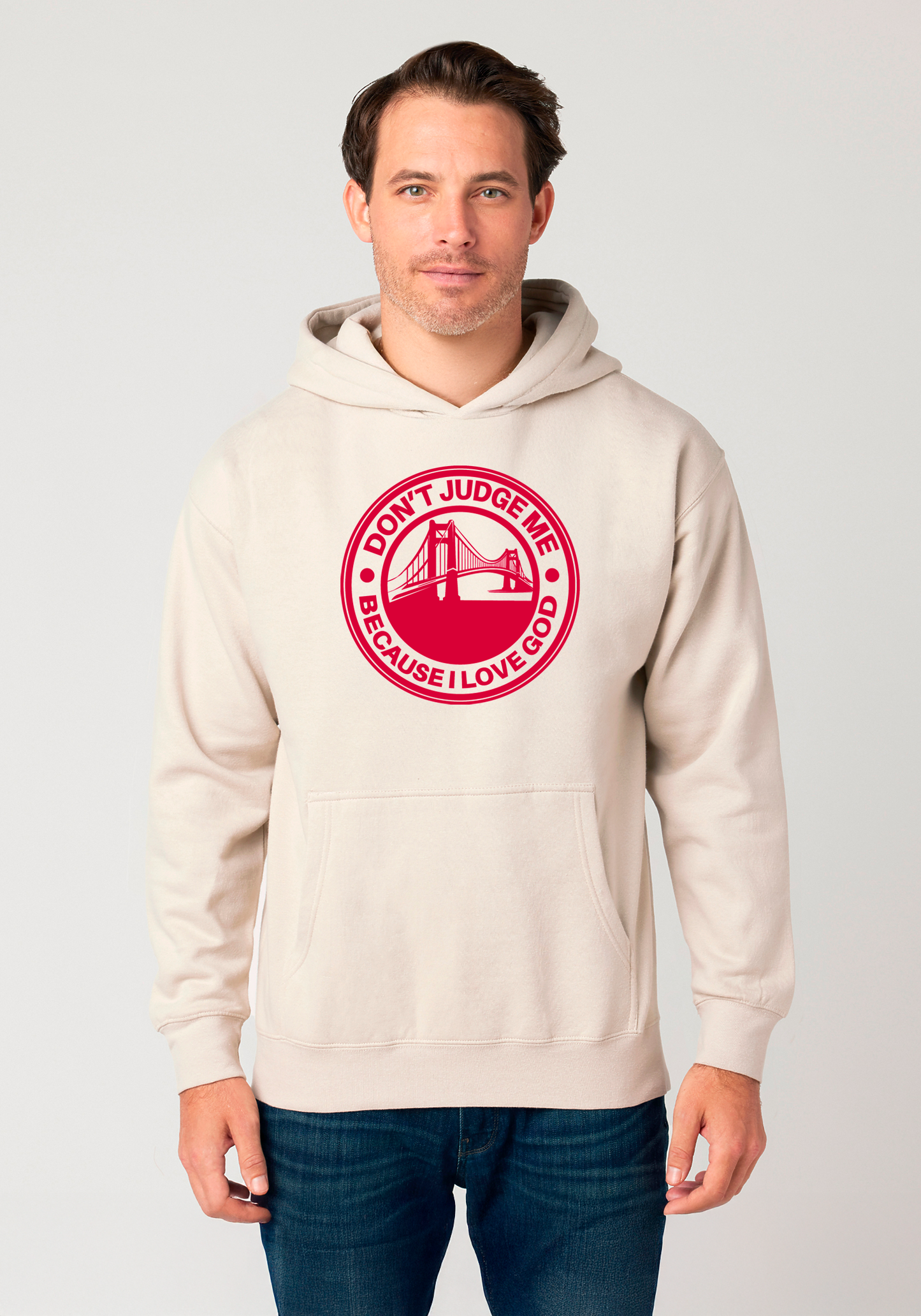 Bone – Unisex Faith Hoodie – The Bay