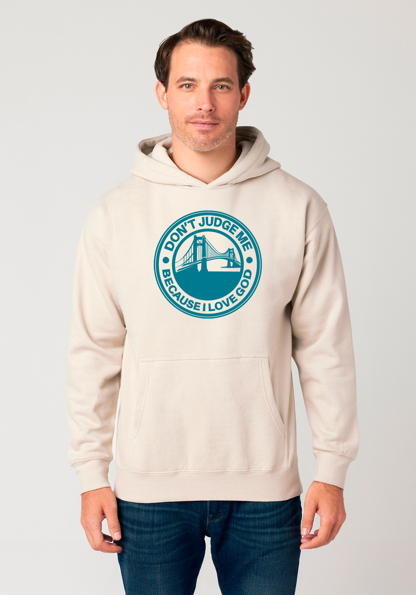 Bone – Unisex Faith Hoodie – The Bay