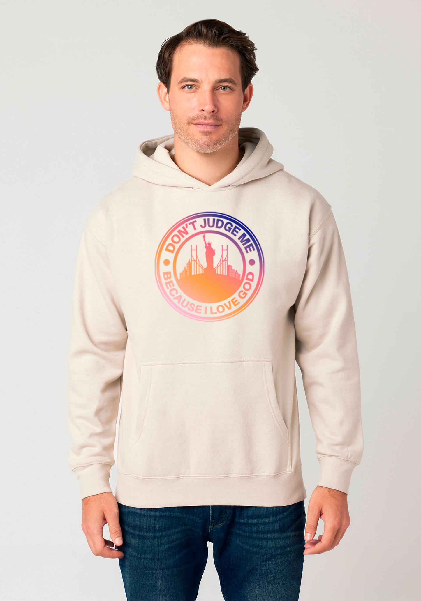 Bone – Unisex Faith Hoodie – The City