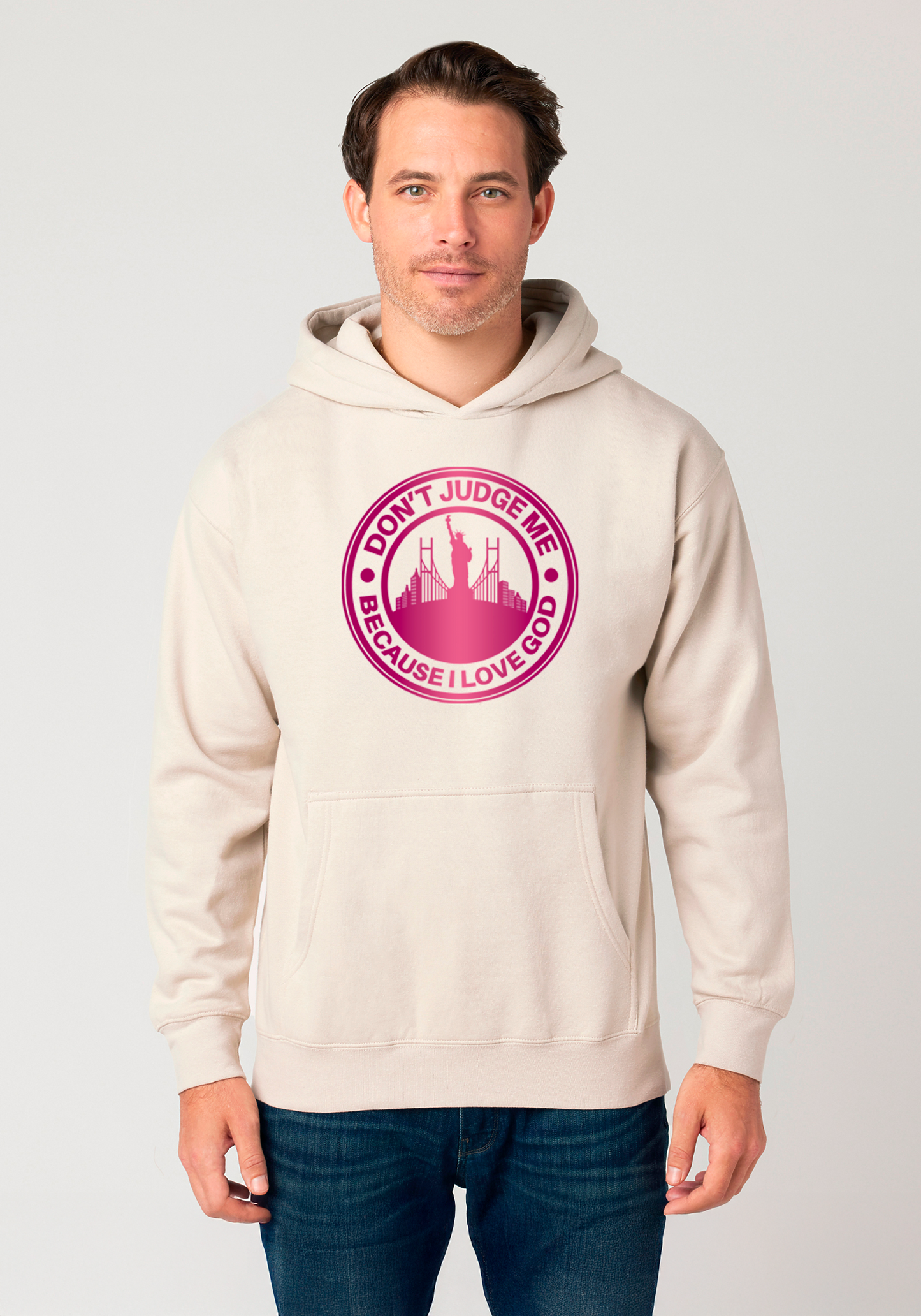 Bone – Unisex Faith Hoodie – The City