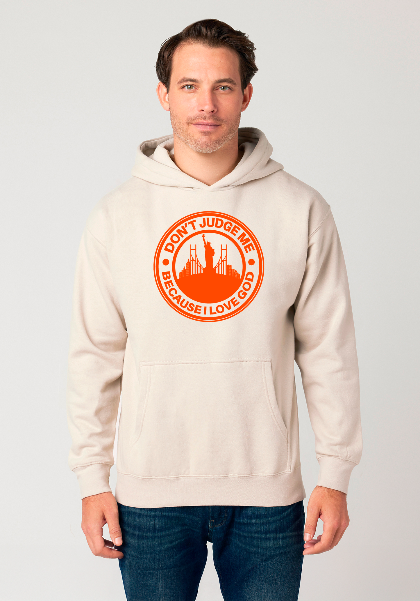 Bone – Unisex Faith Hoodie – The City